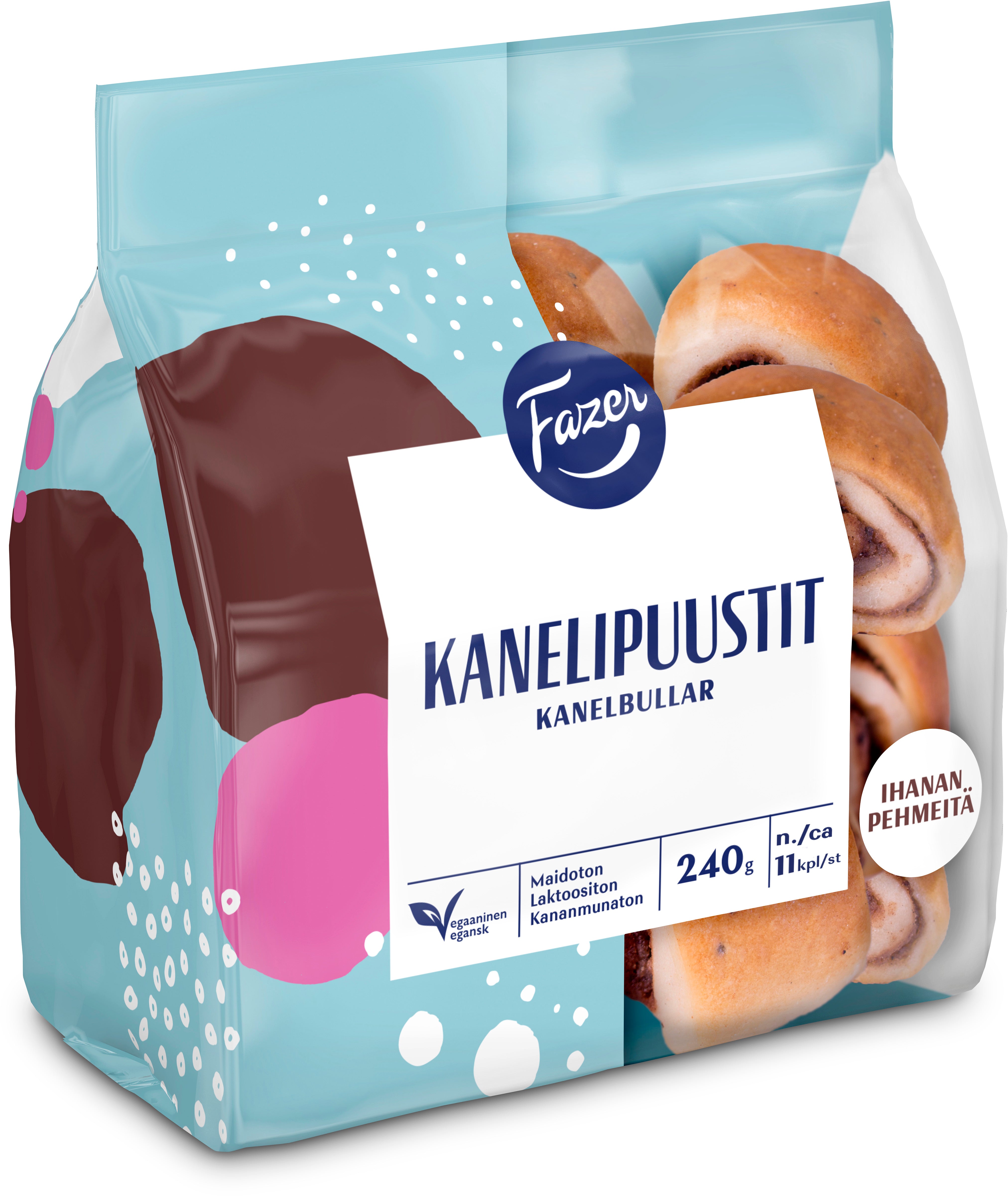 Fazer Kanelipuustit 240g, pulla