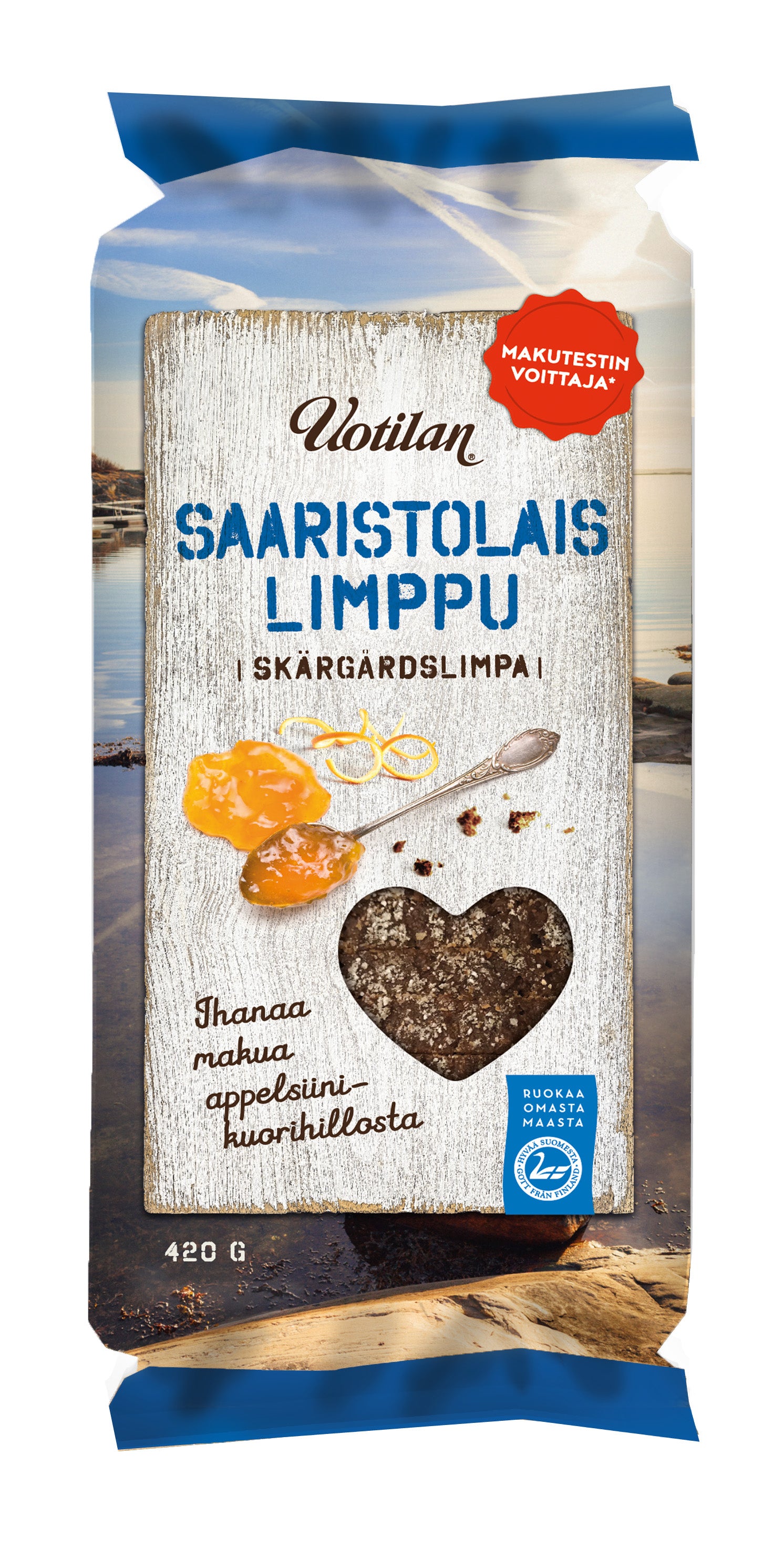 Uotilan Saaristolaislimppu 420g, limppu