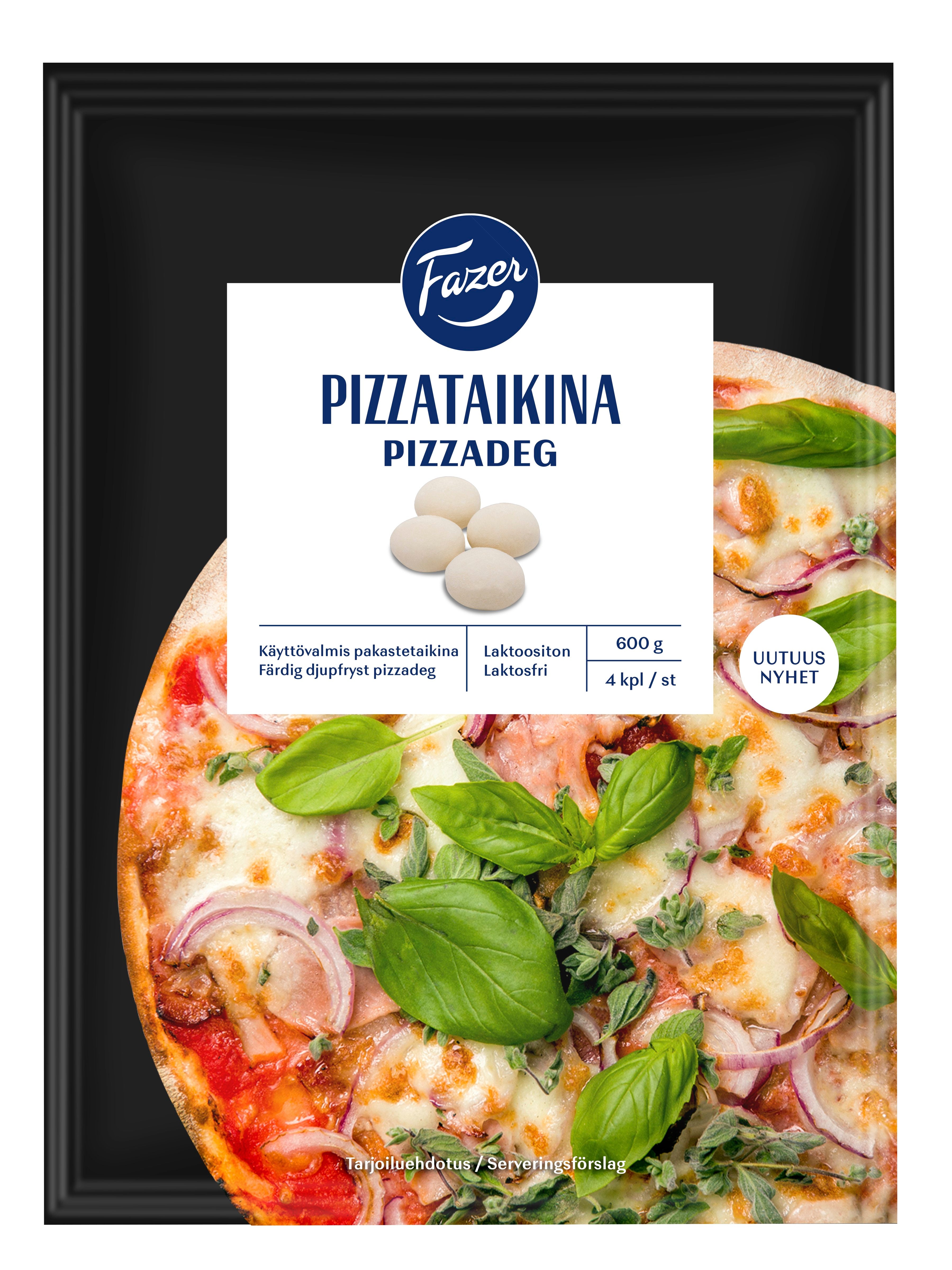 Fazer Pizzataikina 4kpl 600g raakapakaste