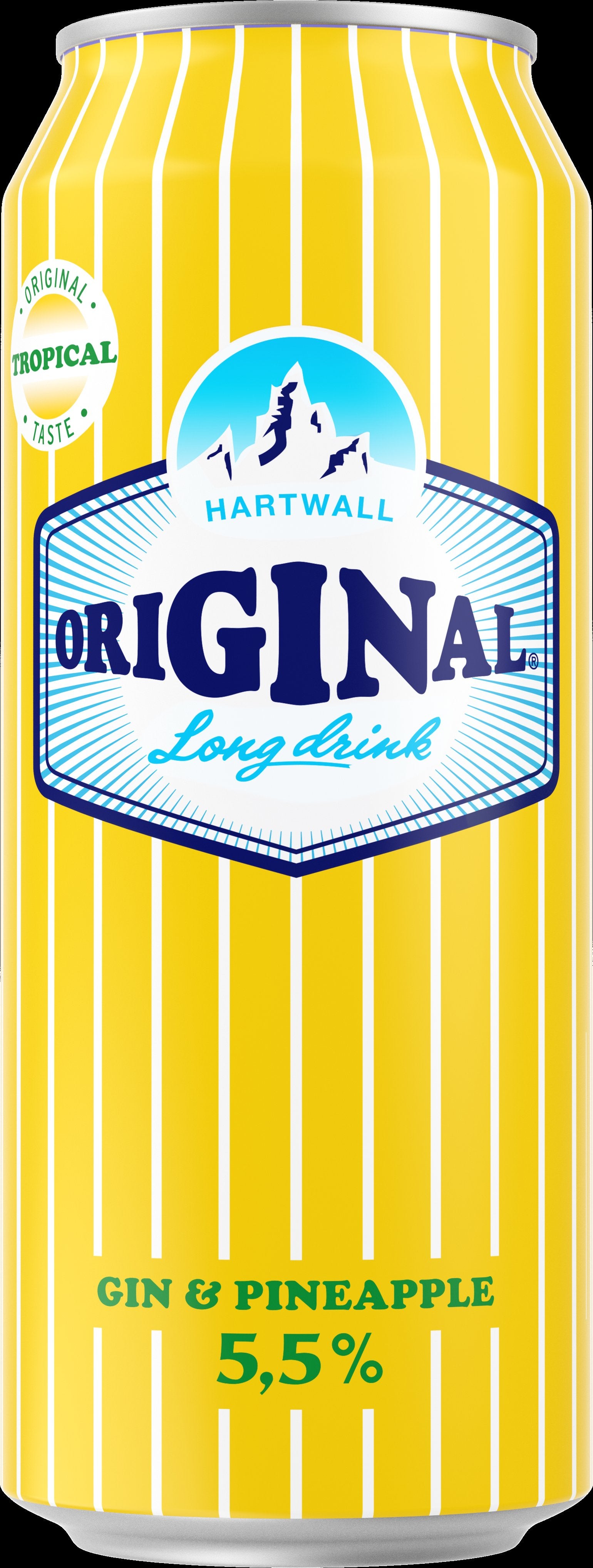 Hartwall Original Long Drink Pineapple 5,5% 0,5 l
