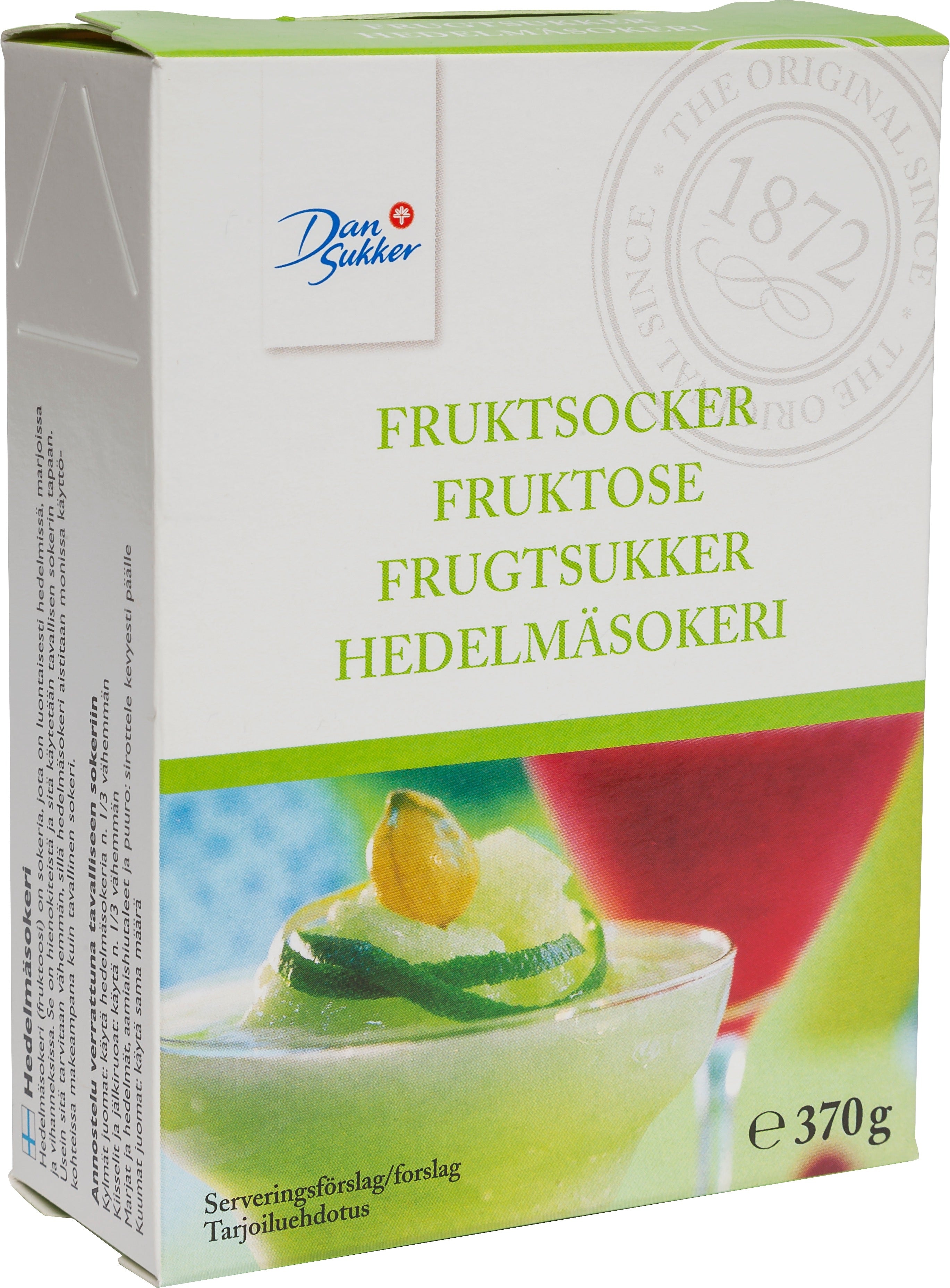 Dansukker Hedelmäsokeri 370g
