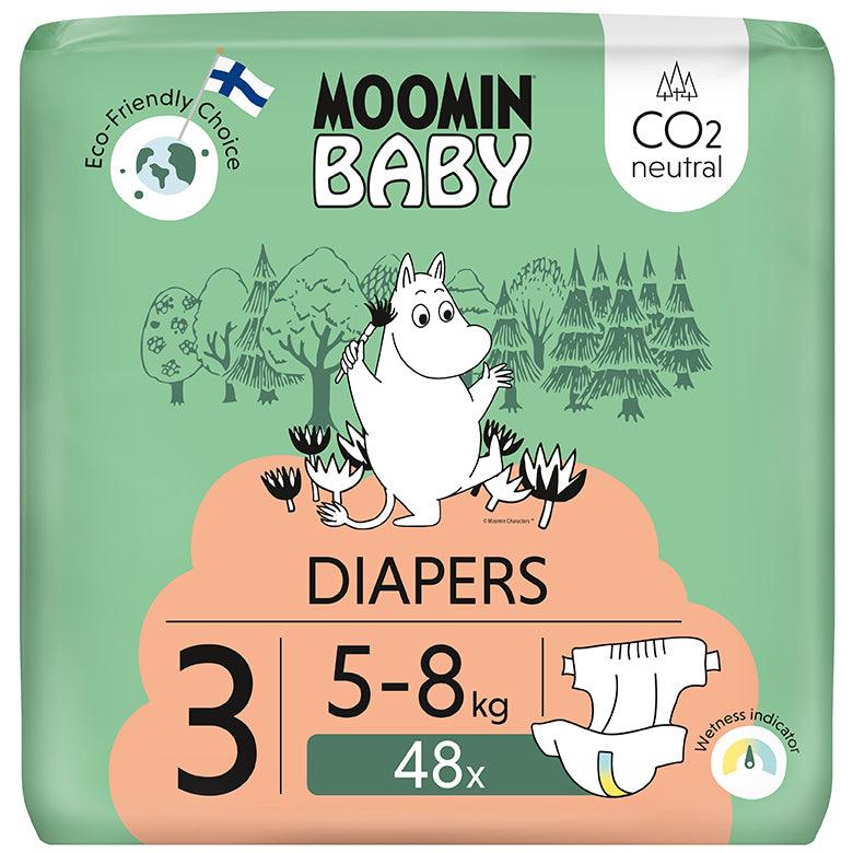 Moomin Baby Diapers teippivaippa 3 - 48 kpl 5-8 kg