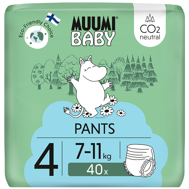 Muumi Baby Pants housuvaippa 4 - 40 kpl  7-11 kg
