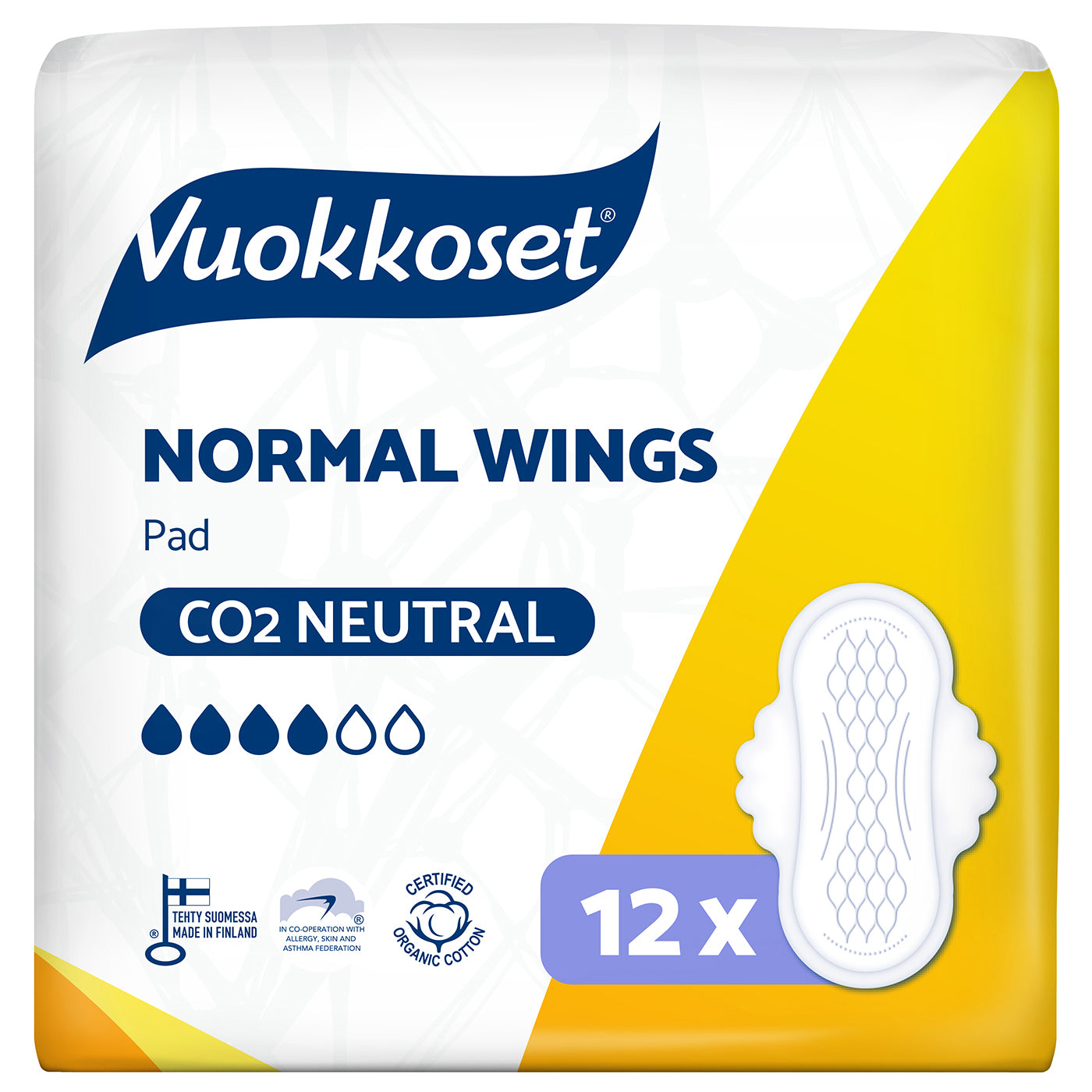 Vuokkoset Normal Wings ohutside 12 kpl