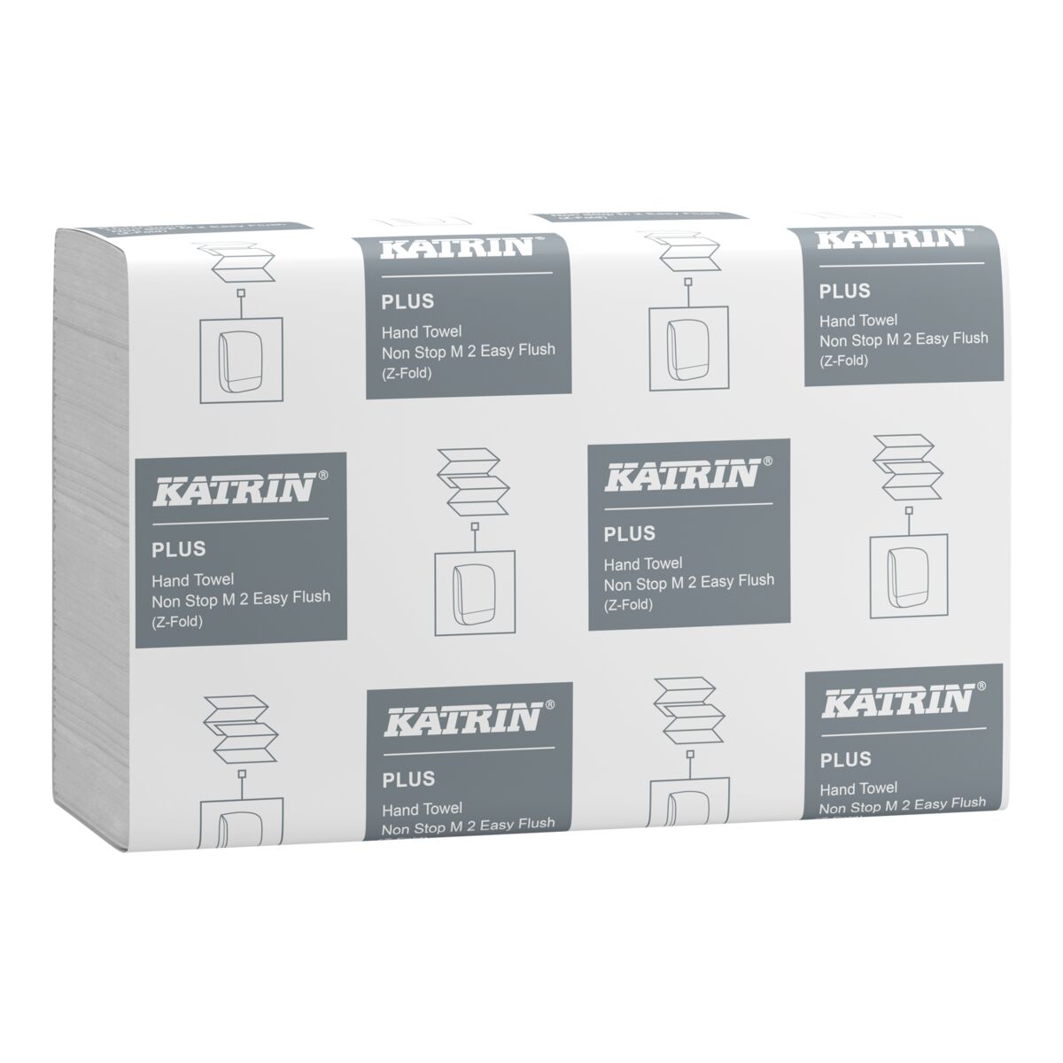 Katrin Plus Käsipyyhe Non-Stop M 2-krs EasyFlush Valkoinen 150 arkkia