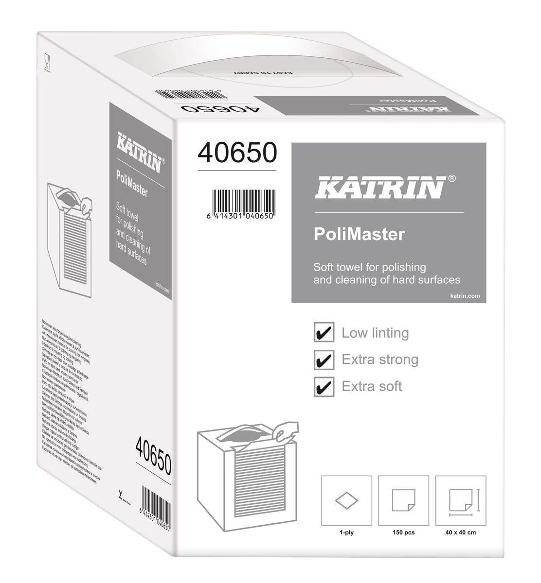 Katrin PoliMaster 1-krt valkoinen 150kpl