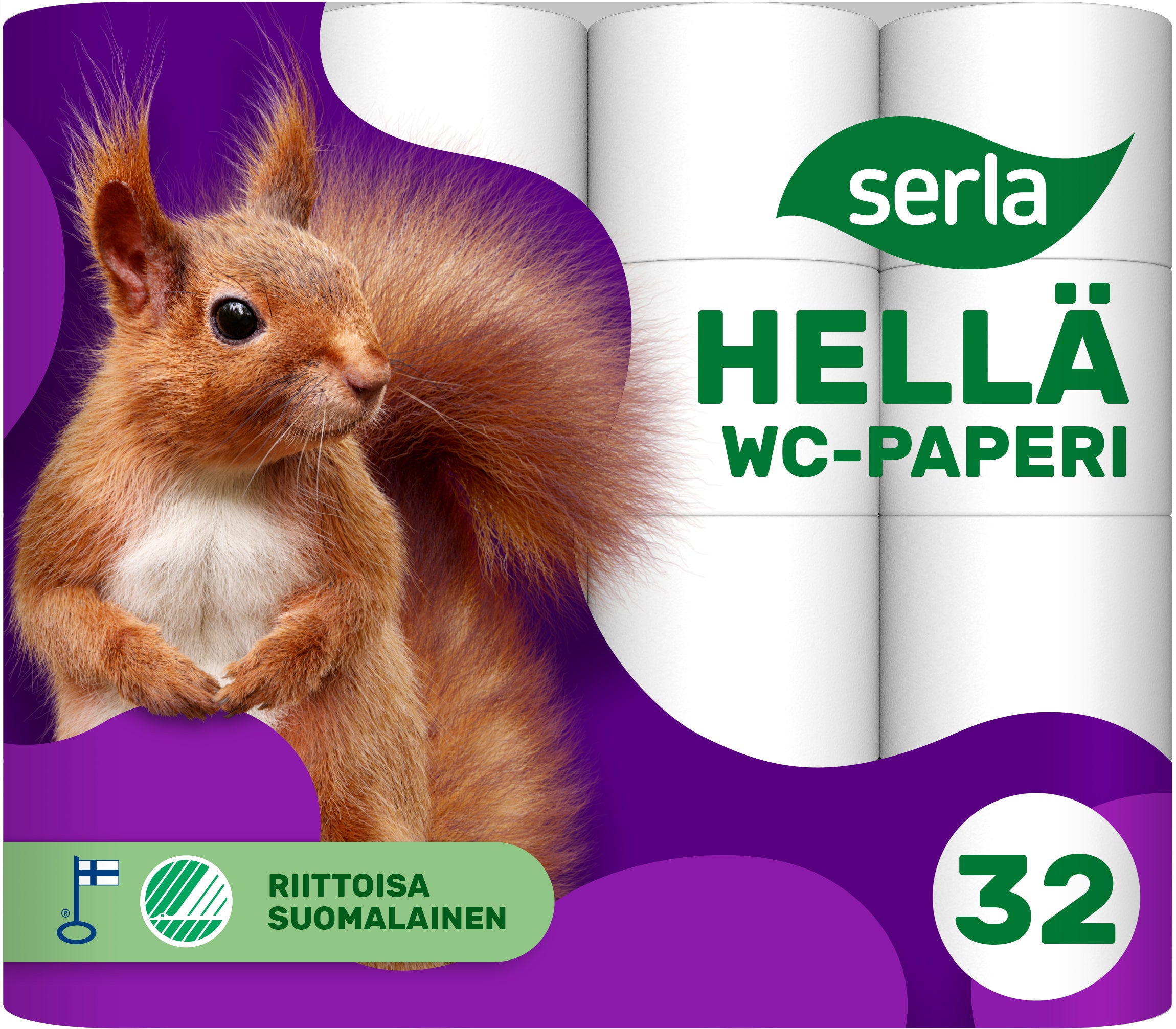 Serla Hellä WC-paperi 32rl valkoinen
