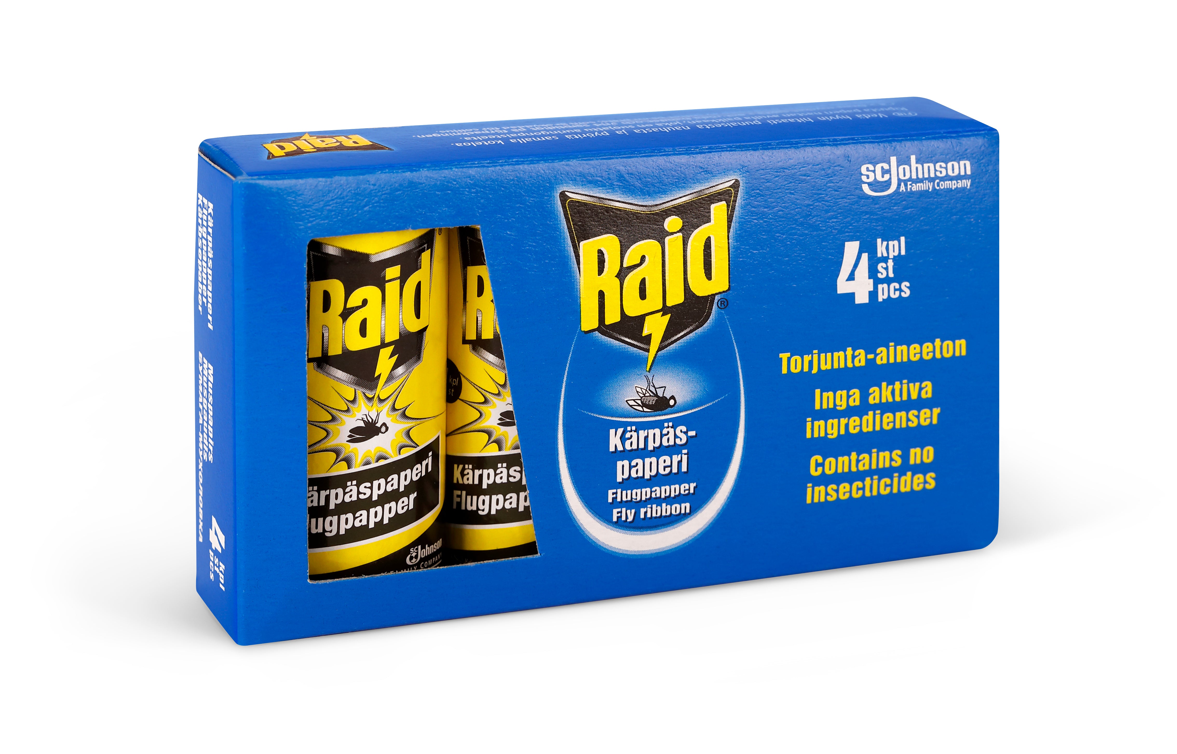 Raid kärpäspaperi 4kpl