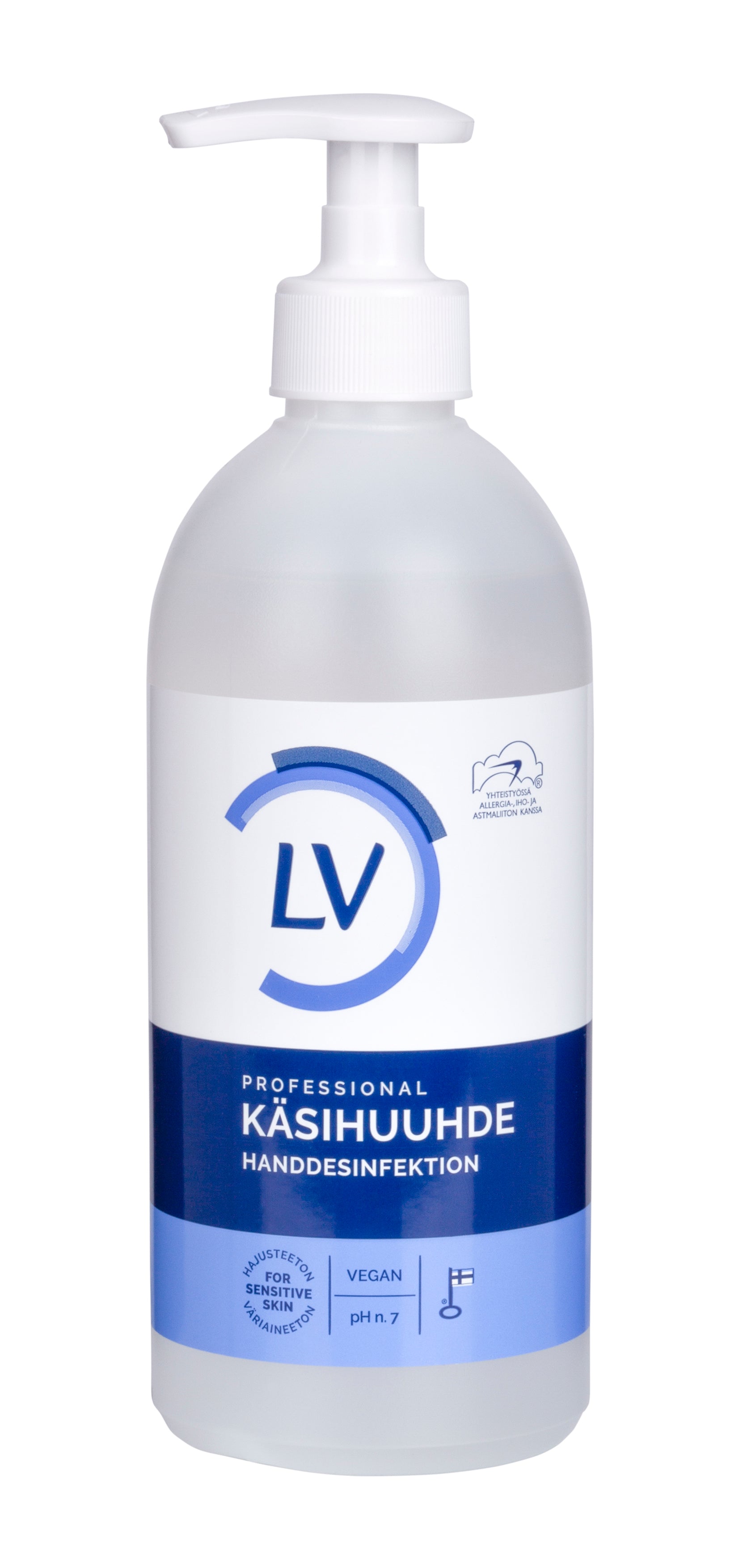 LV käsihuuhde pumppupullo 500ml
