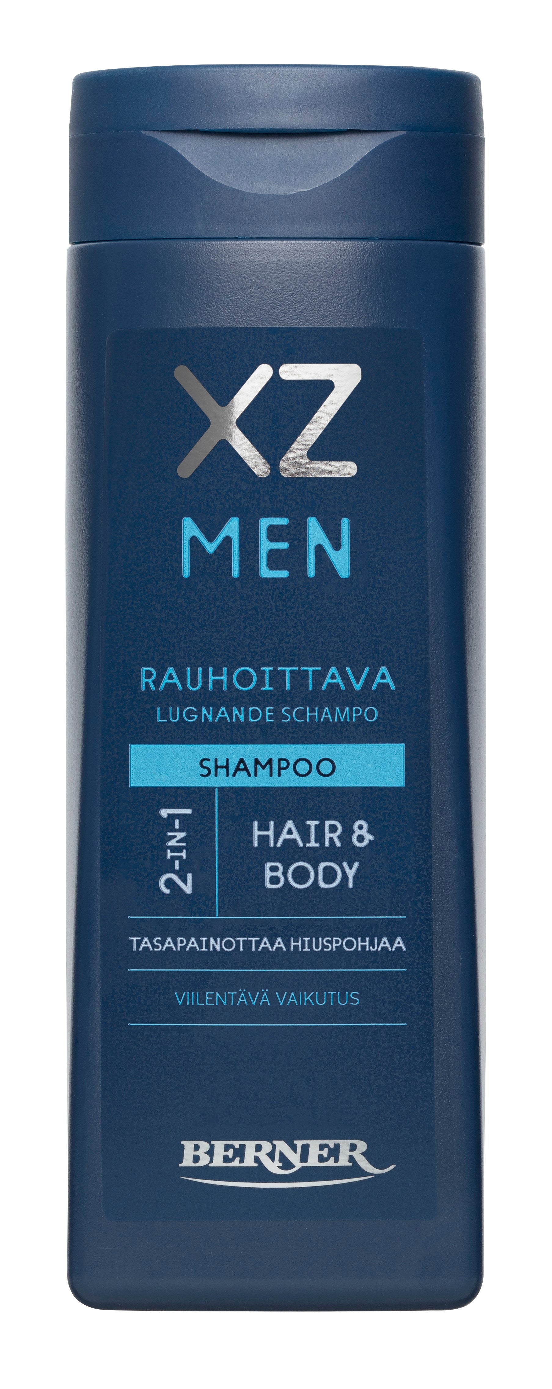 XZ 250ml Men 2-in-1 rauhoittava shampoo