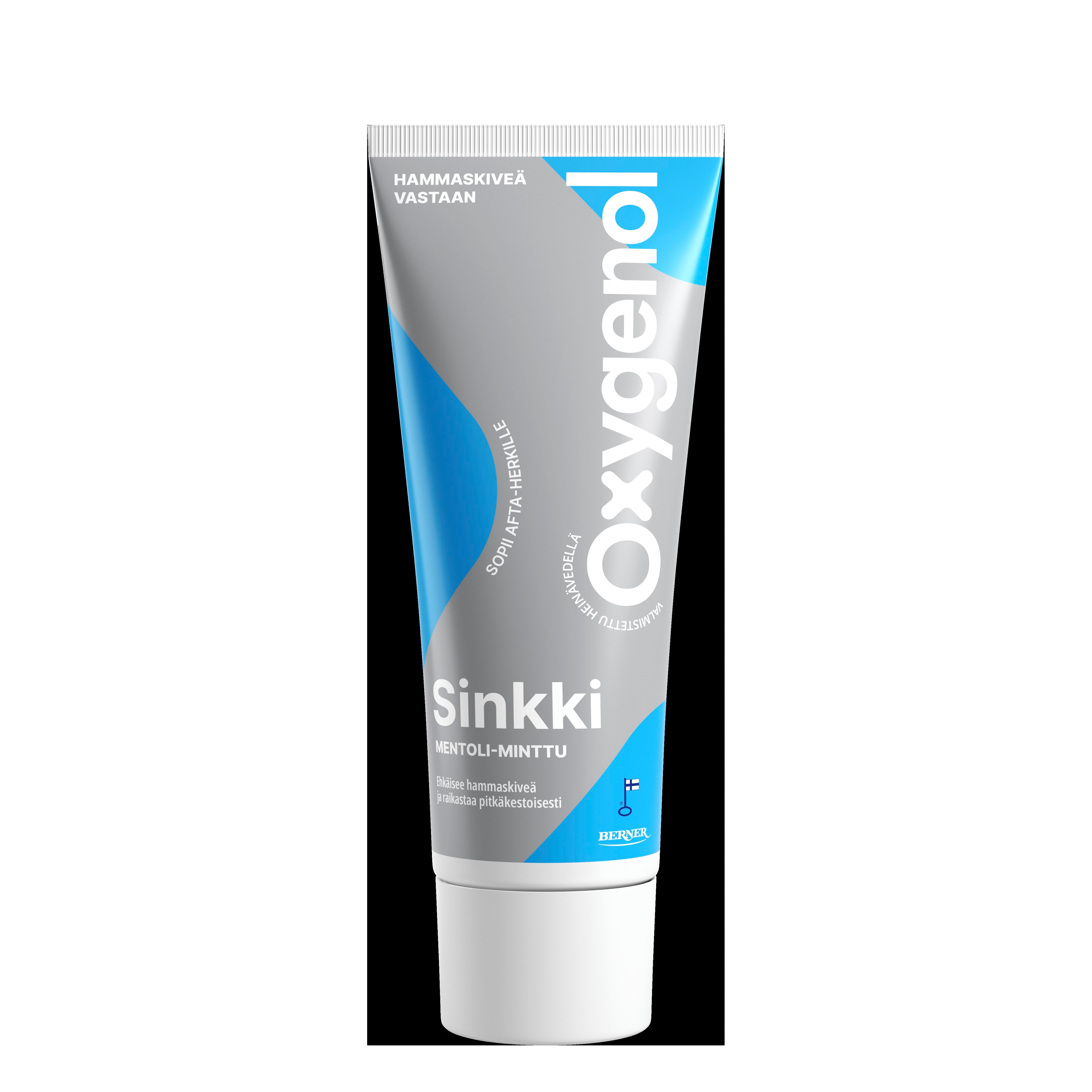 Oxygenol 75ml Sinkki hammastahna