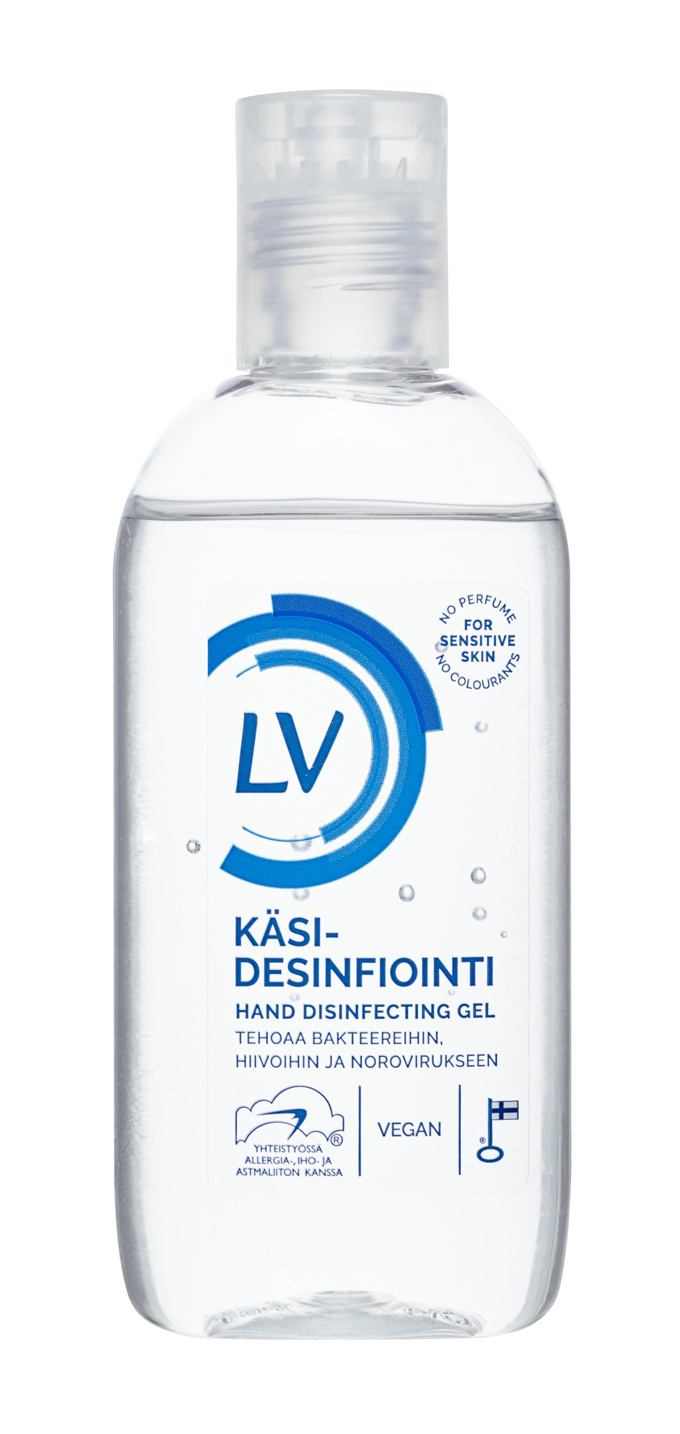 LV 100ml Käsidesinfiointi geeli EN 14476 Noro