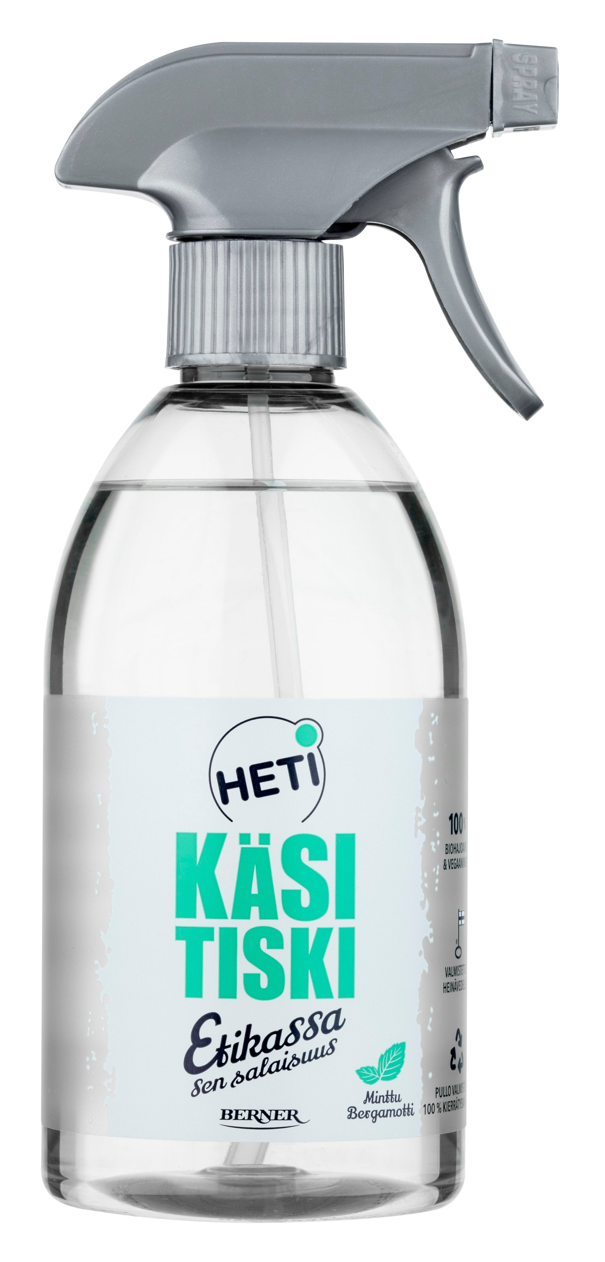 Heti käsitiskispray 500ml bergamot-mintt
