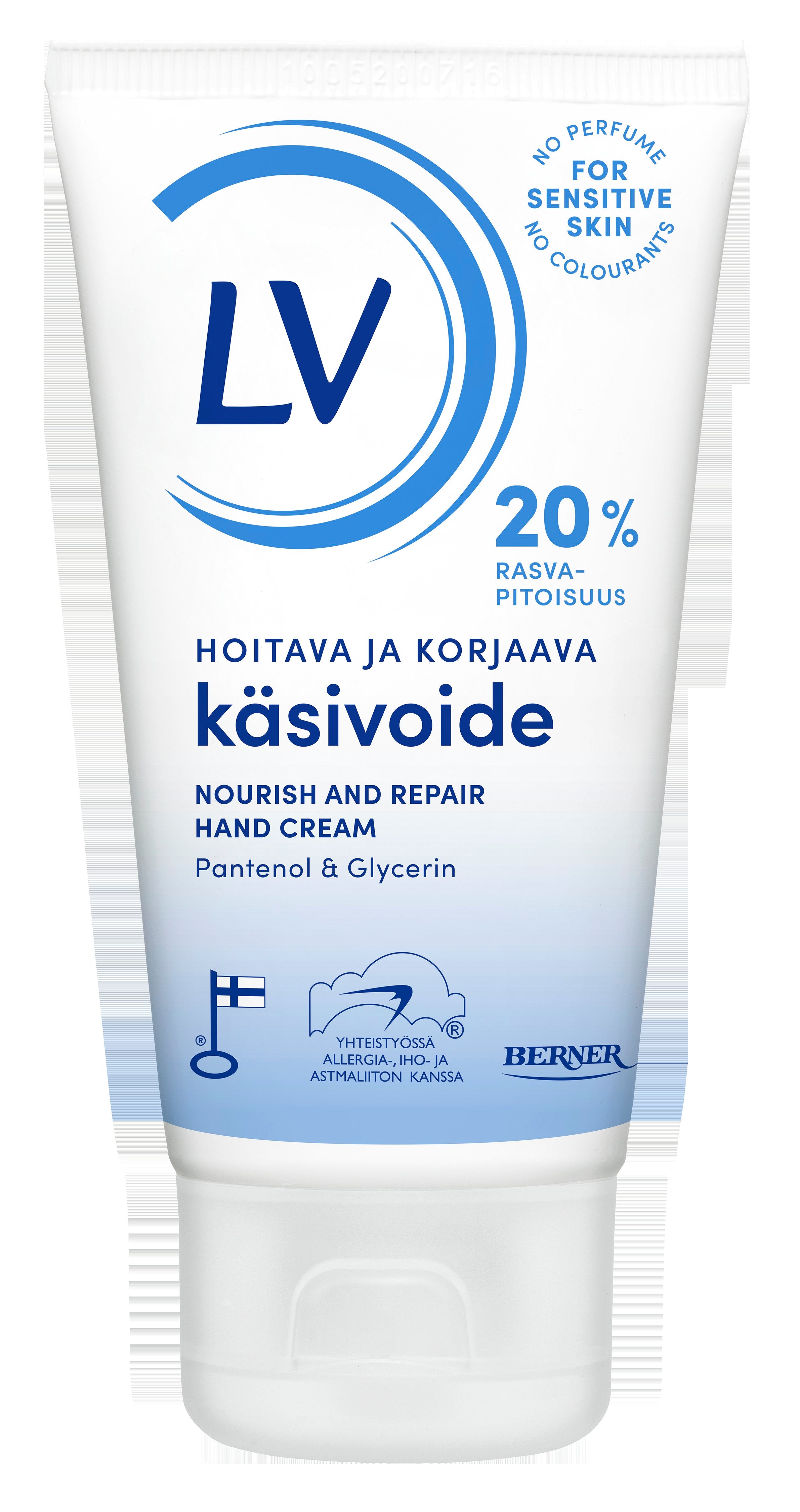 LV 75 ml Hoitava ja korjaava käsivoide