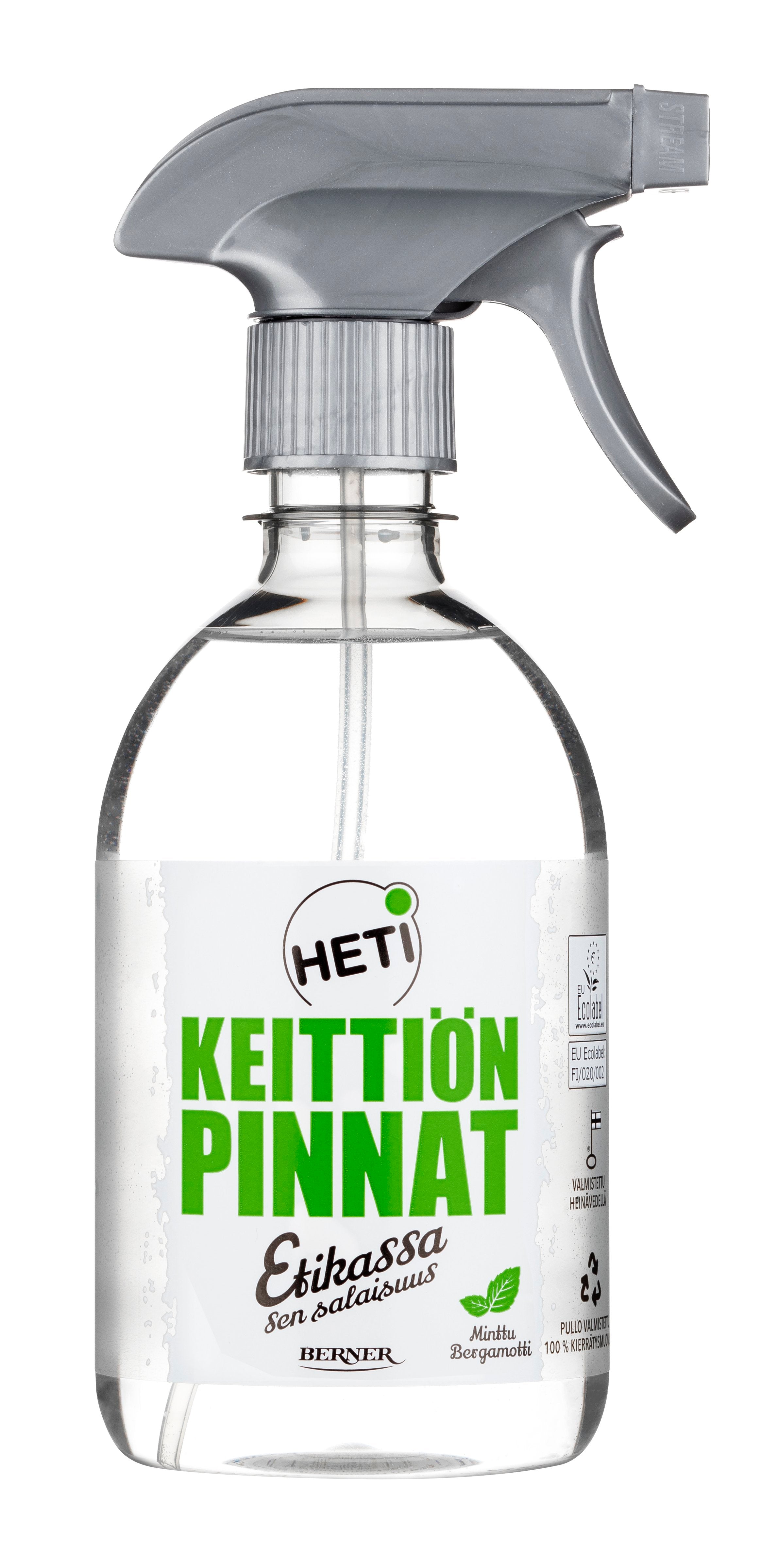 Heti keittiön pintojenpesu 500ml bergame
