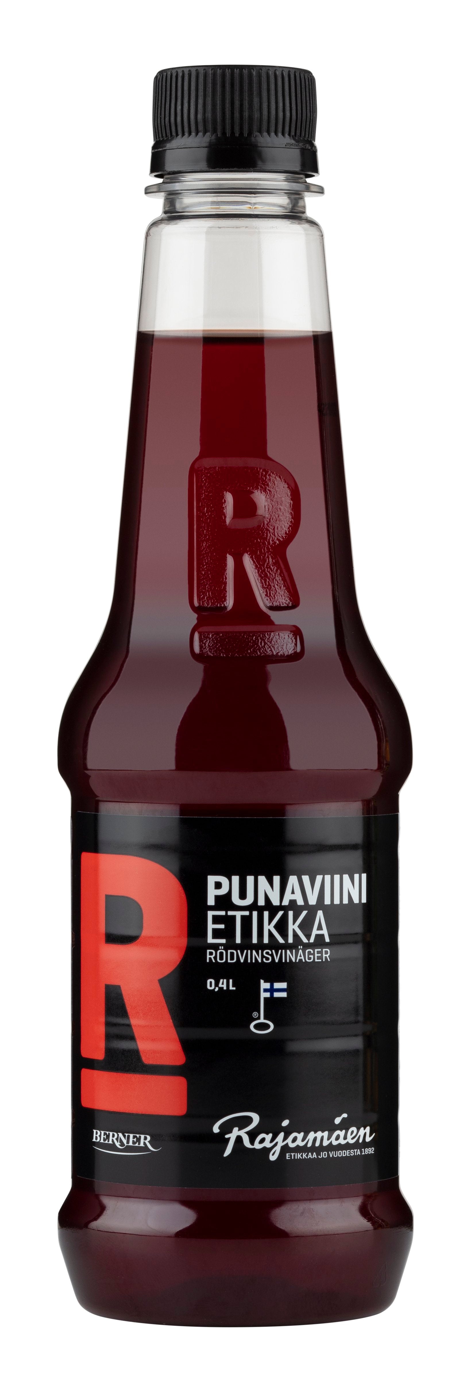 Rajamäen 0,4L Punaviinietikka