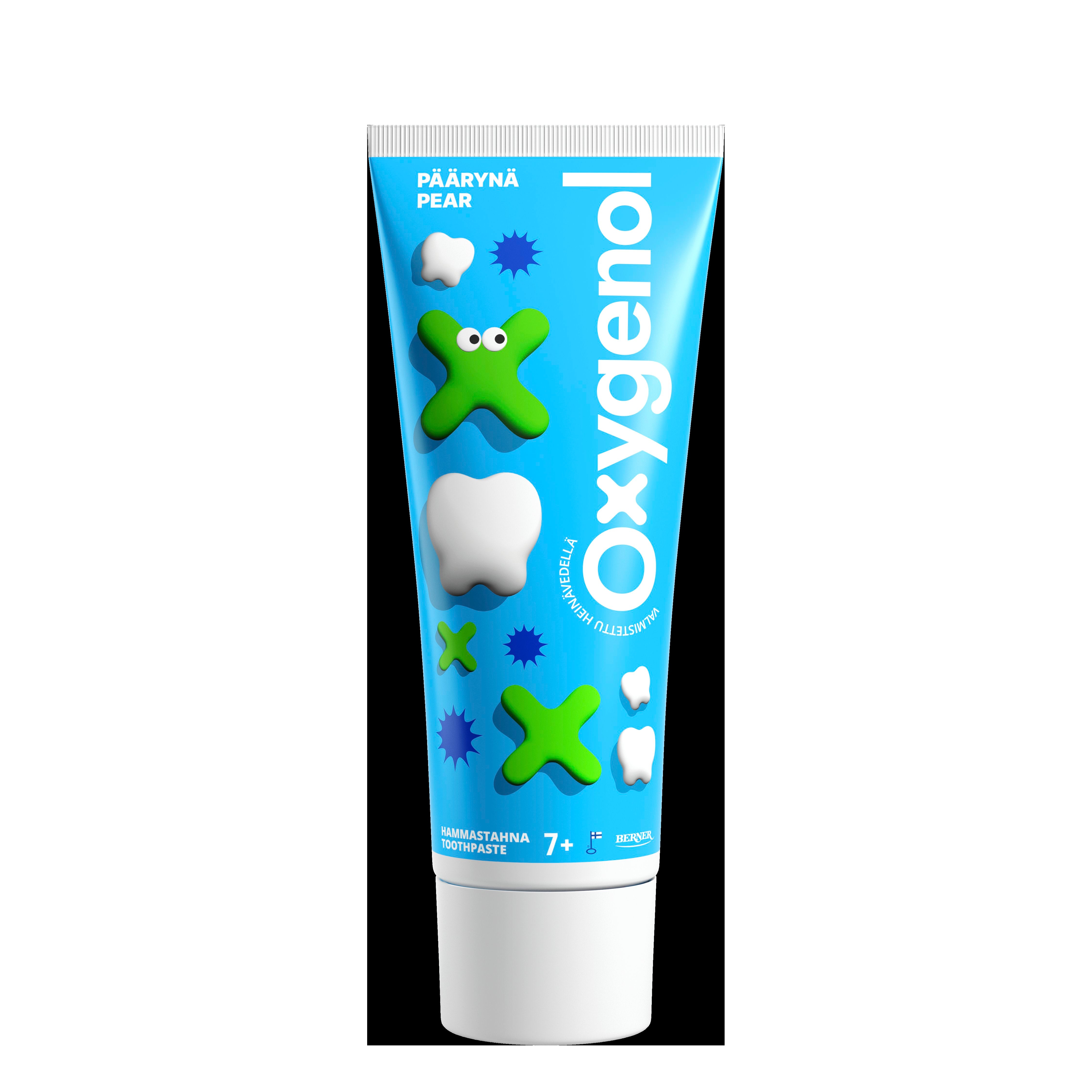 Oxygenol 75ml hammastahna päärynä 7+