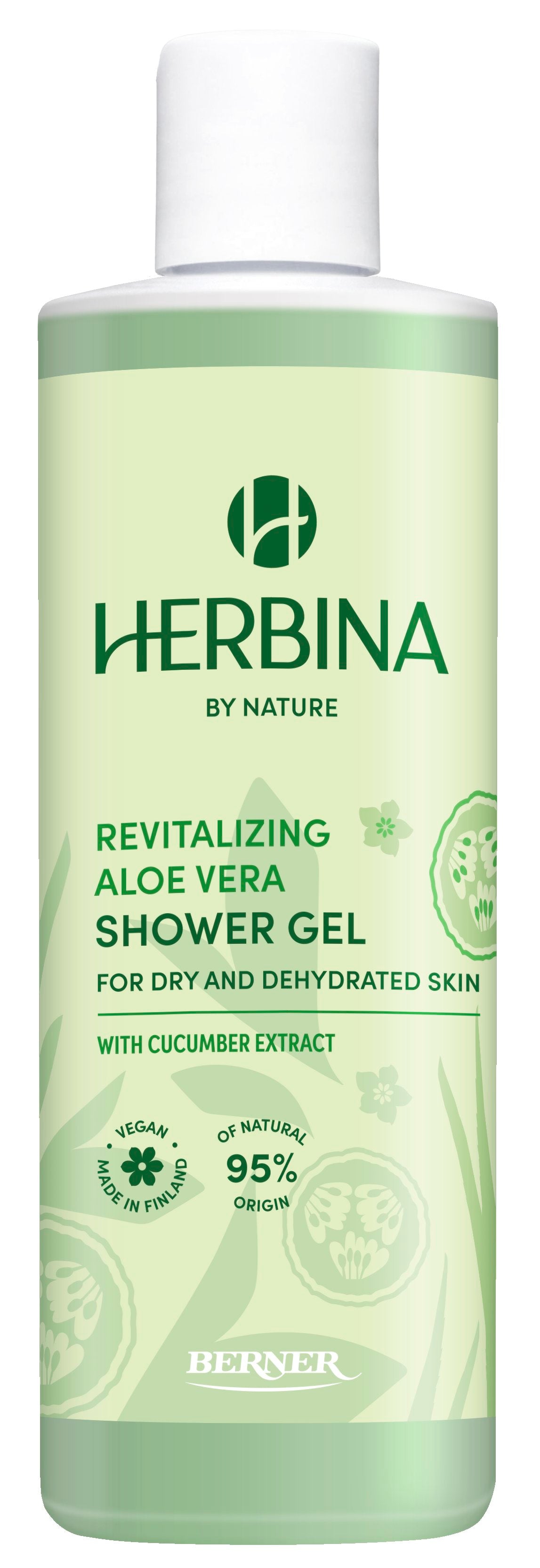 Herbina 250ml suihkugeeli Revitalisant Aloe Vera
