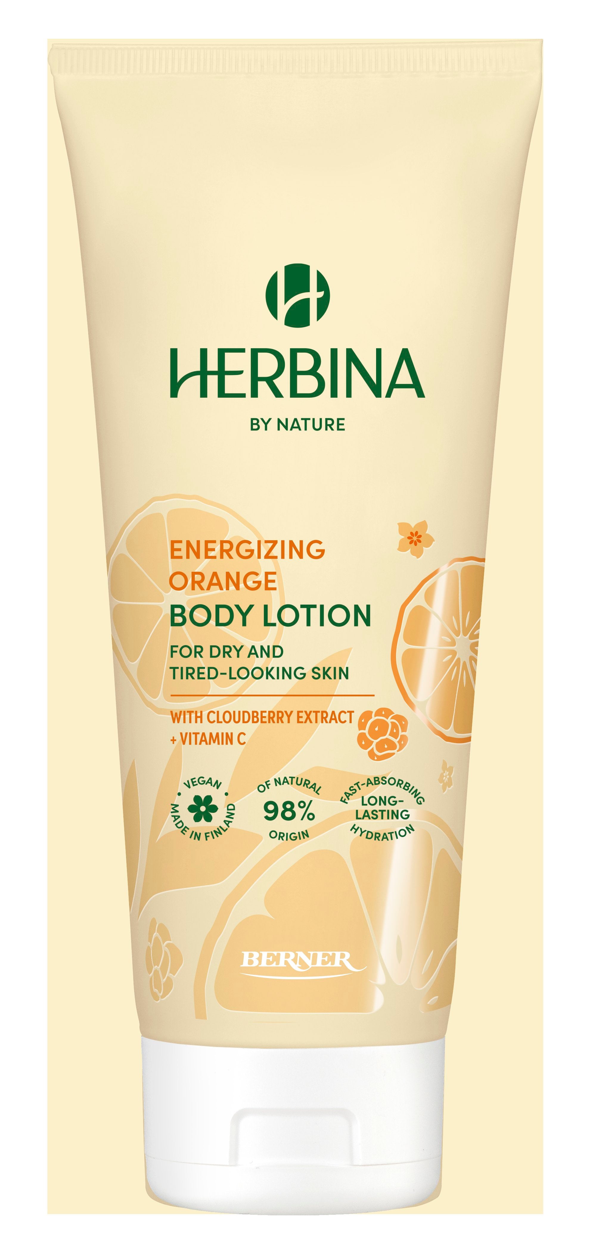 Herbina 200ml vartalovoide Orange énergisante
