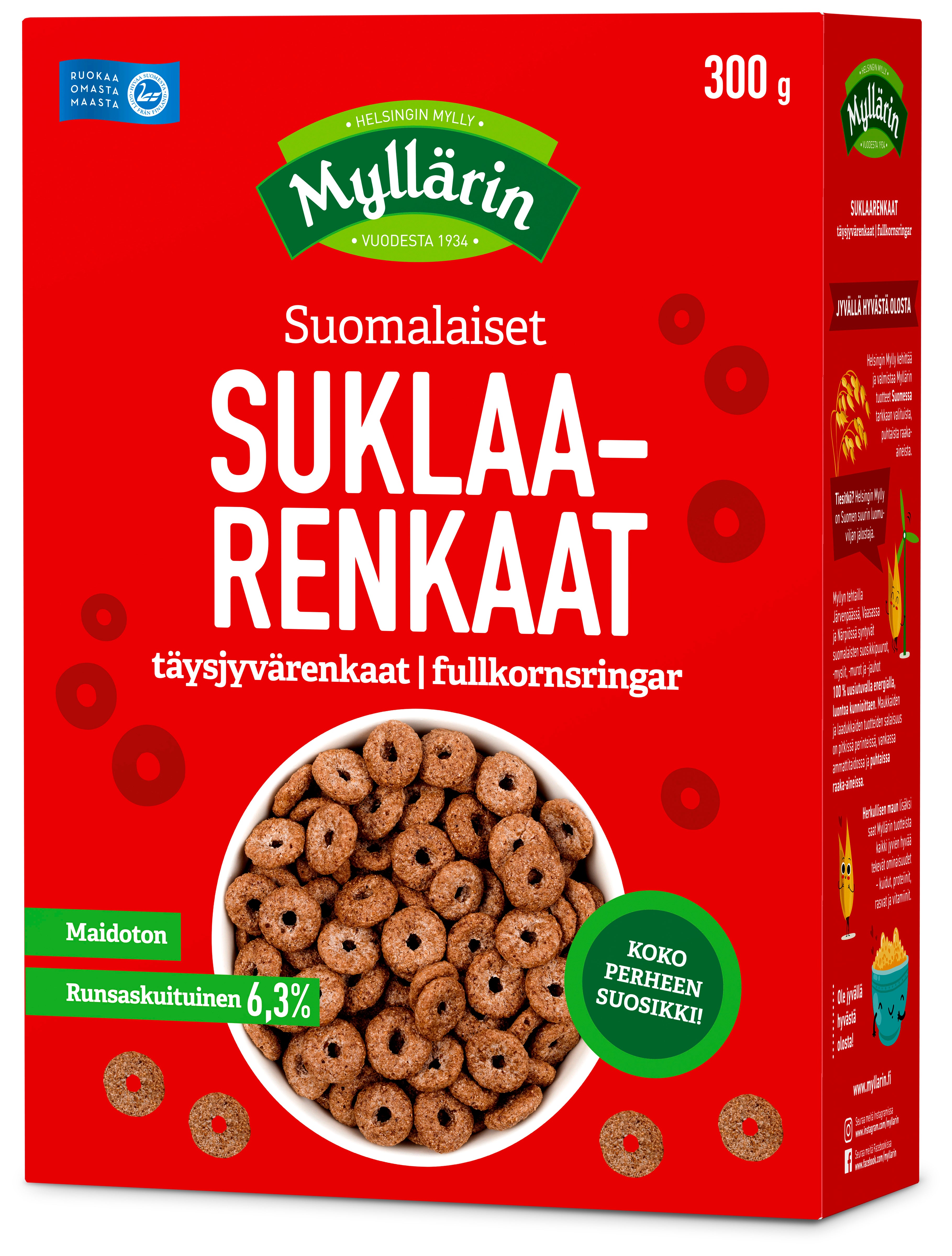 Myllärin Suklaarenkaat 300 g