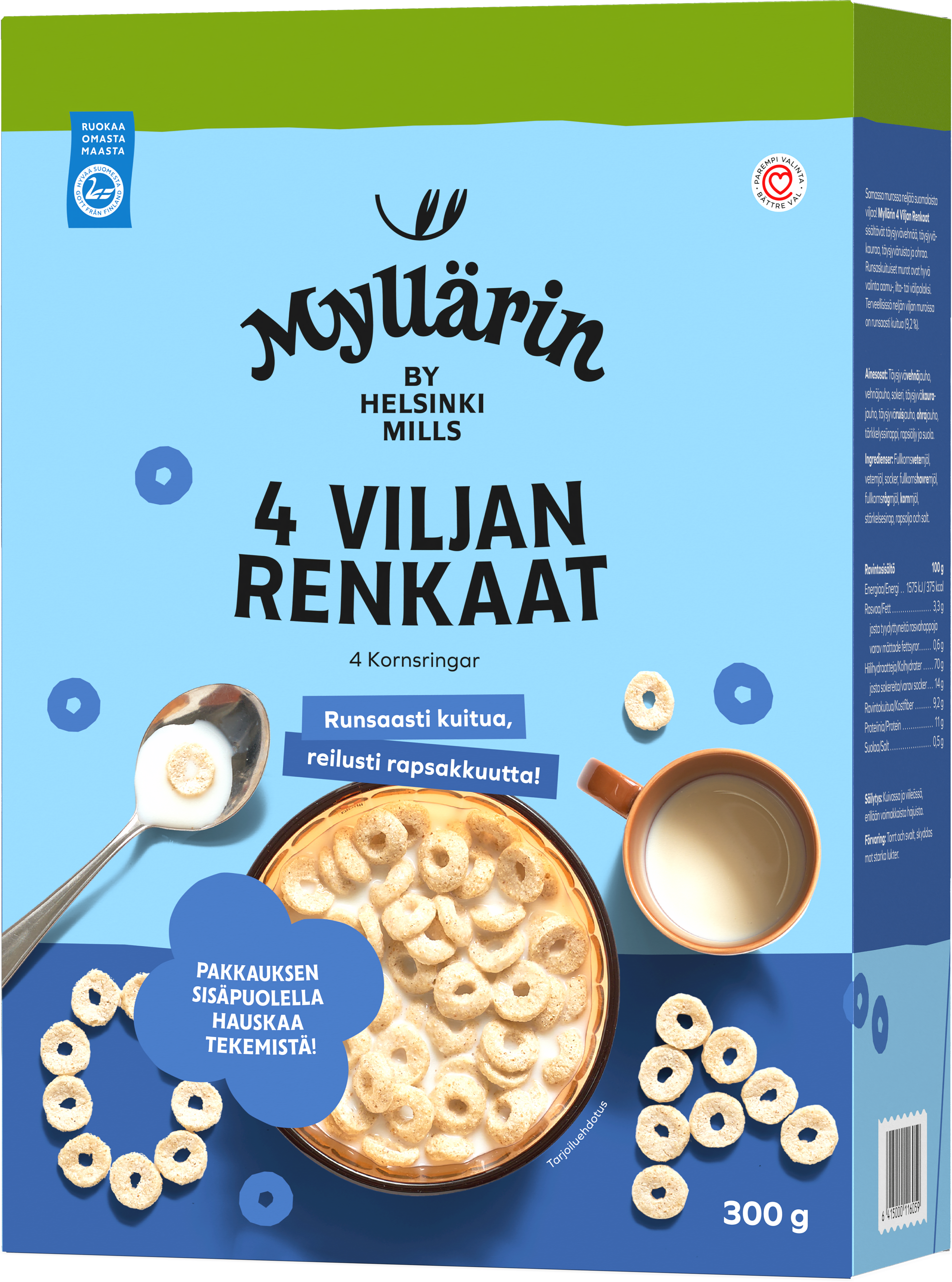 Myllärin 4 Viljan Renkaat 300 g