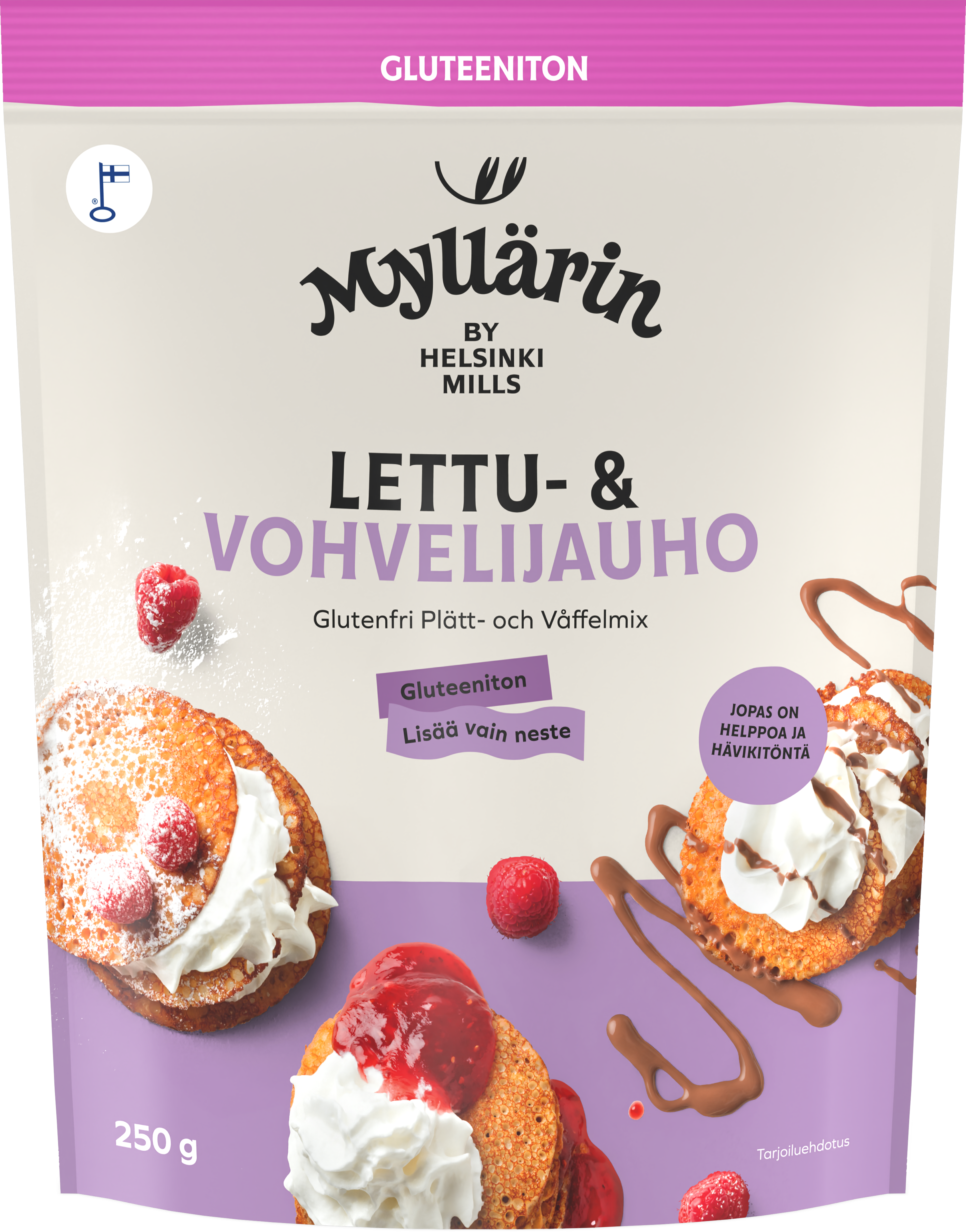 Myllärin Gluteeniton Lettu- ja Vohvelijauho 250 g