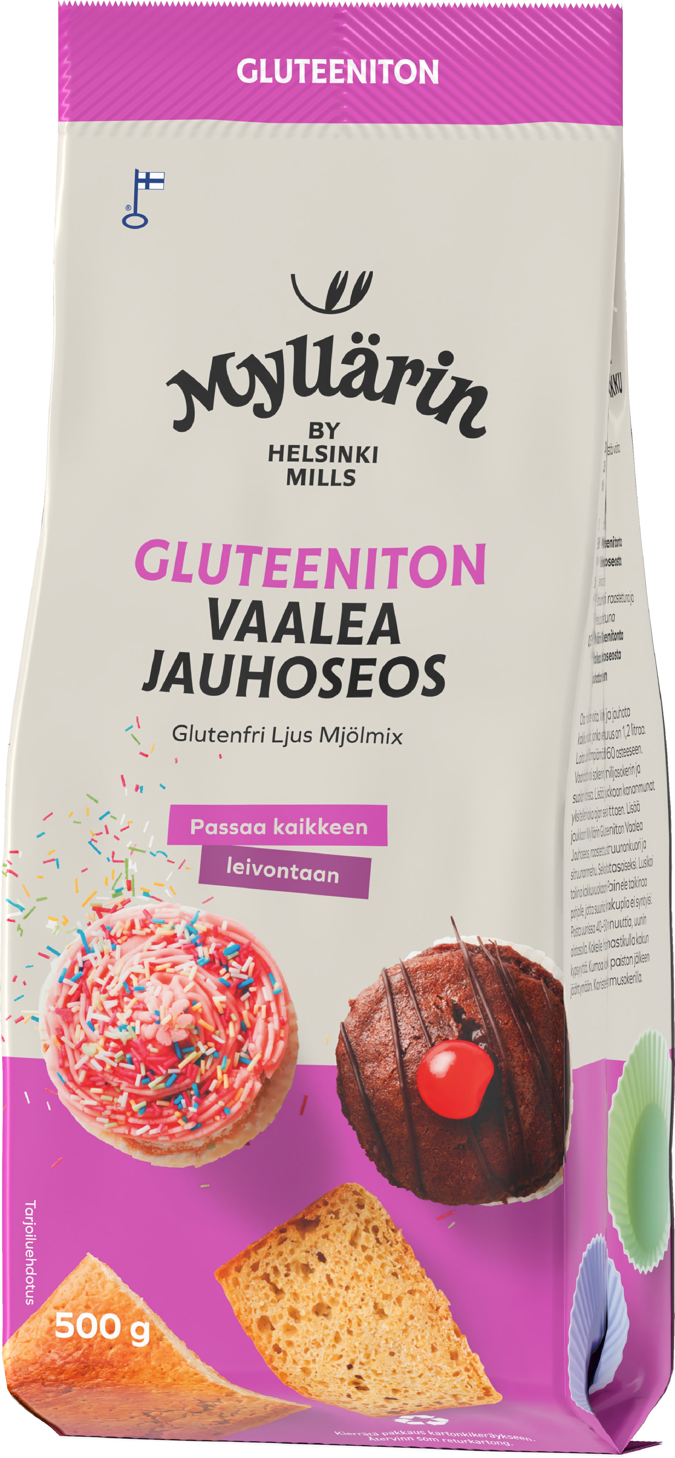 Myllärin Gluteeniton Vaalea Jauhoseos 500 g