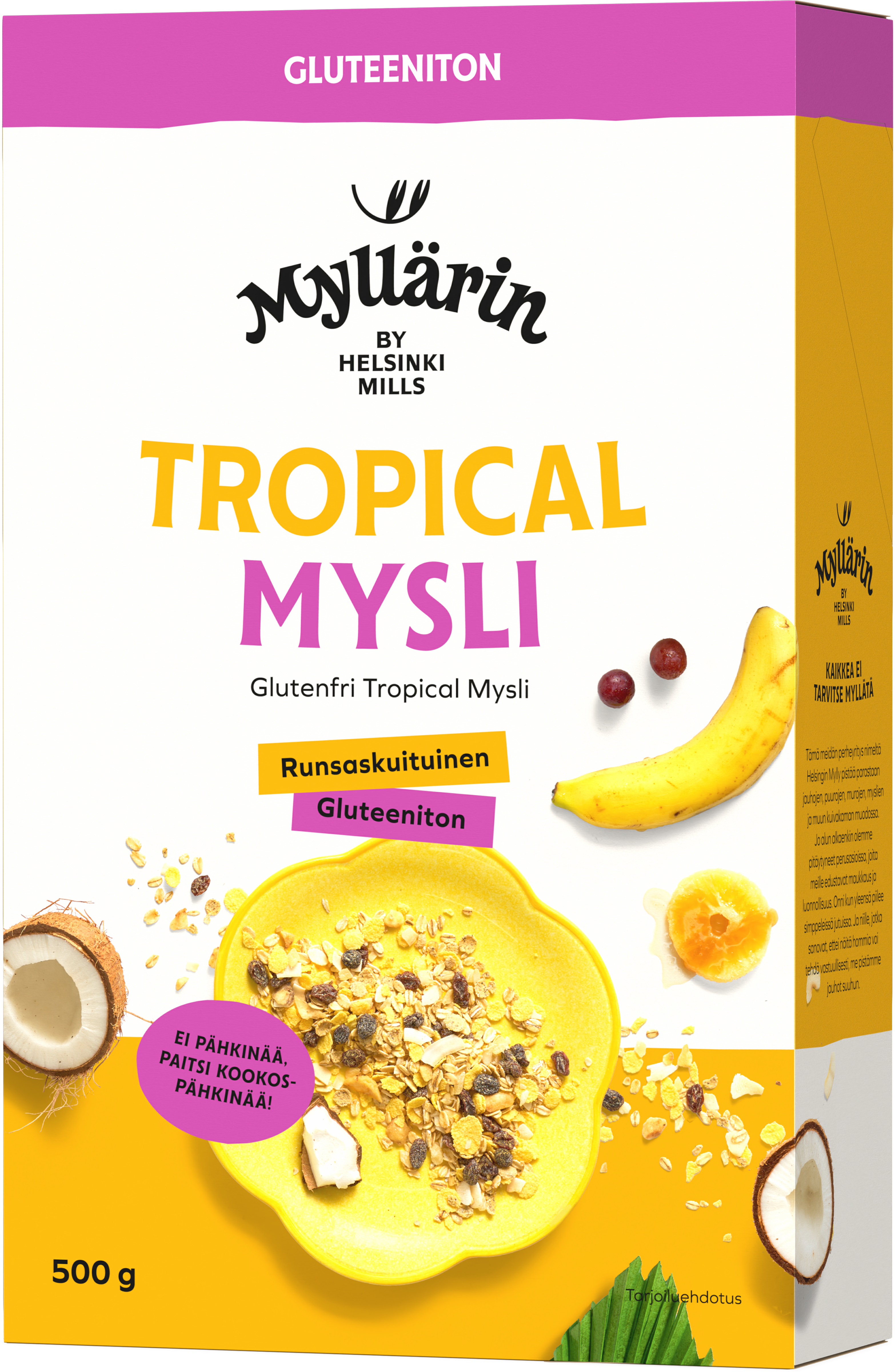 Myllärin Gluteeniton Mysli Tropical 500 g