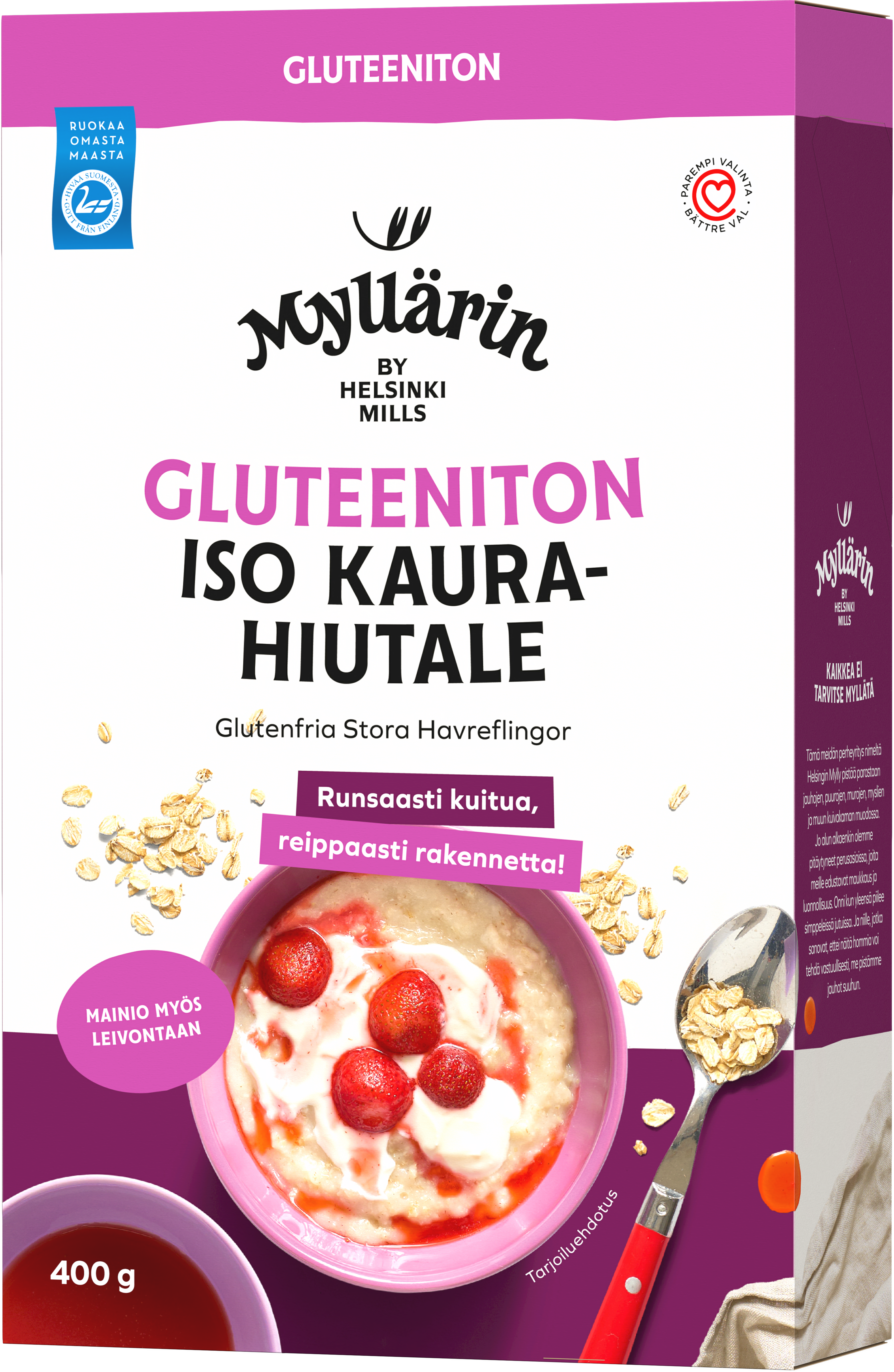 Myllärin Gluteeniton Iso Kaurahiutale  400 g