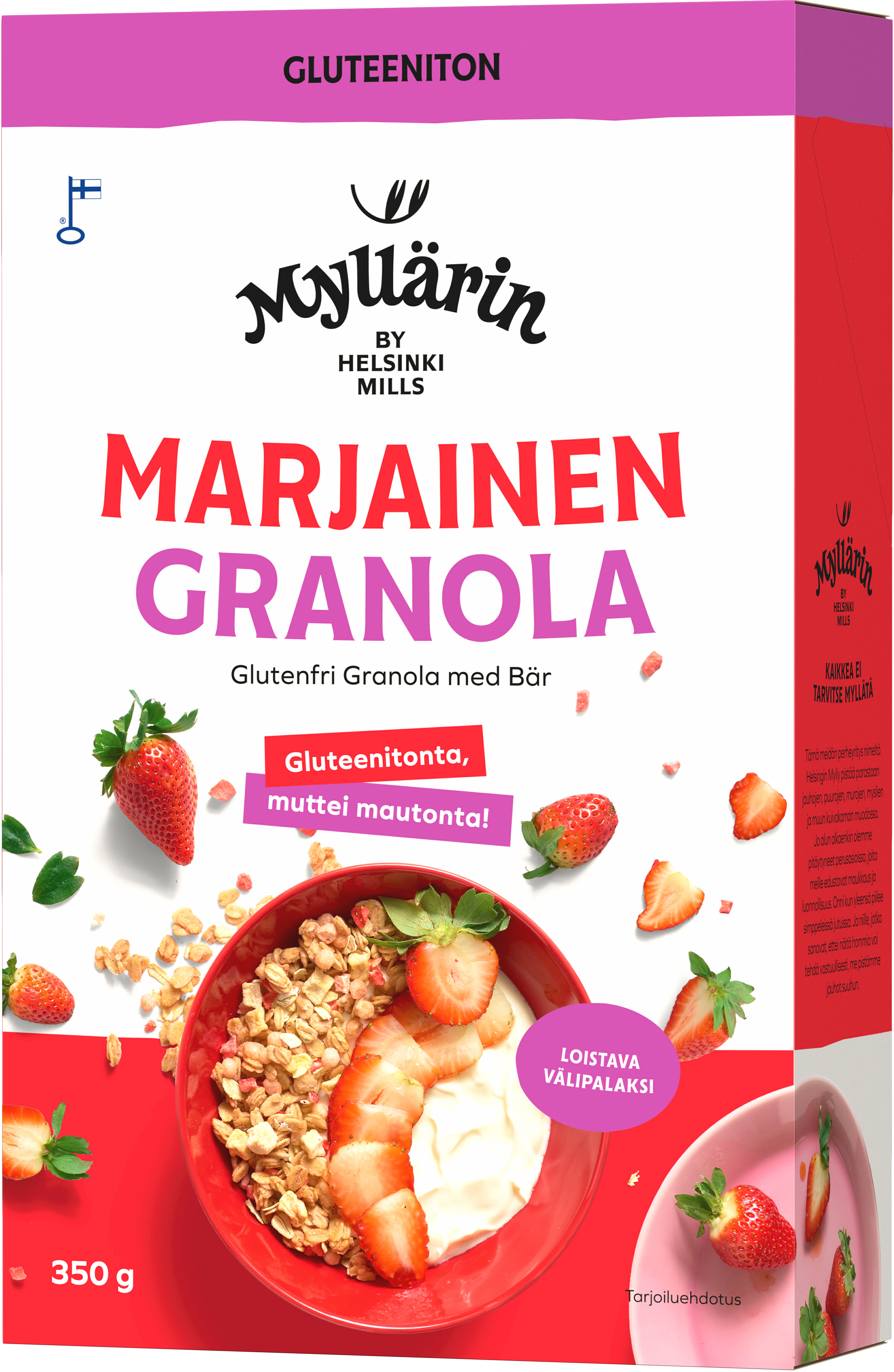 Myllärin Gluteeniton Marjainen Granola 350 g