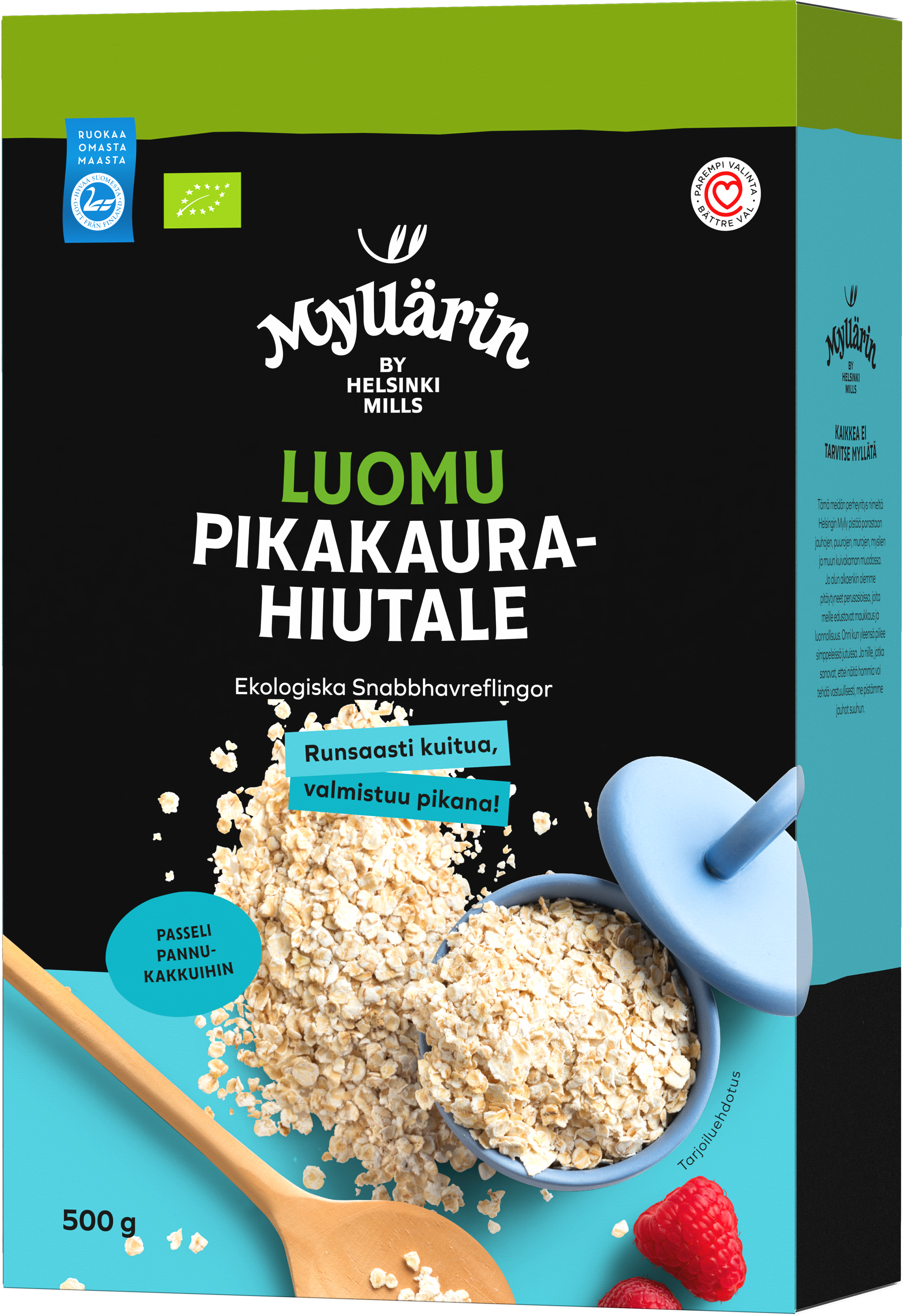 Myllärin Luomu Pikakaurahiutale 500 g