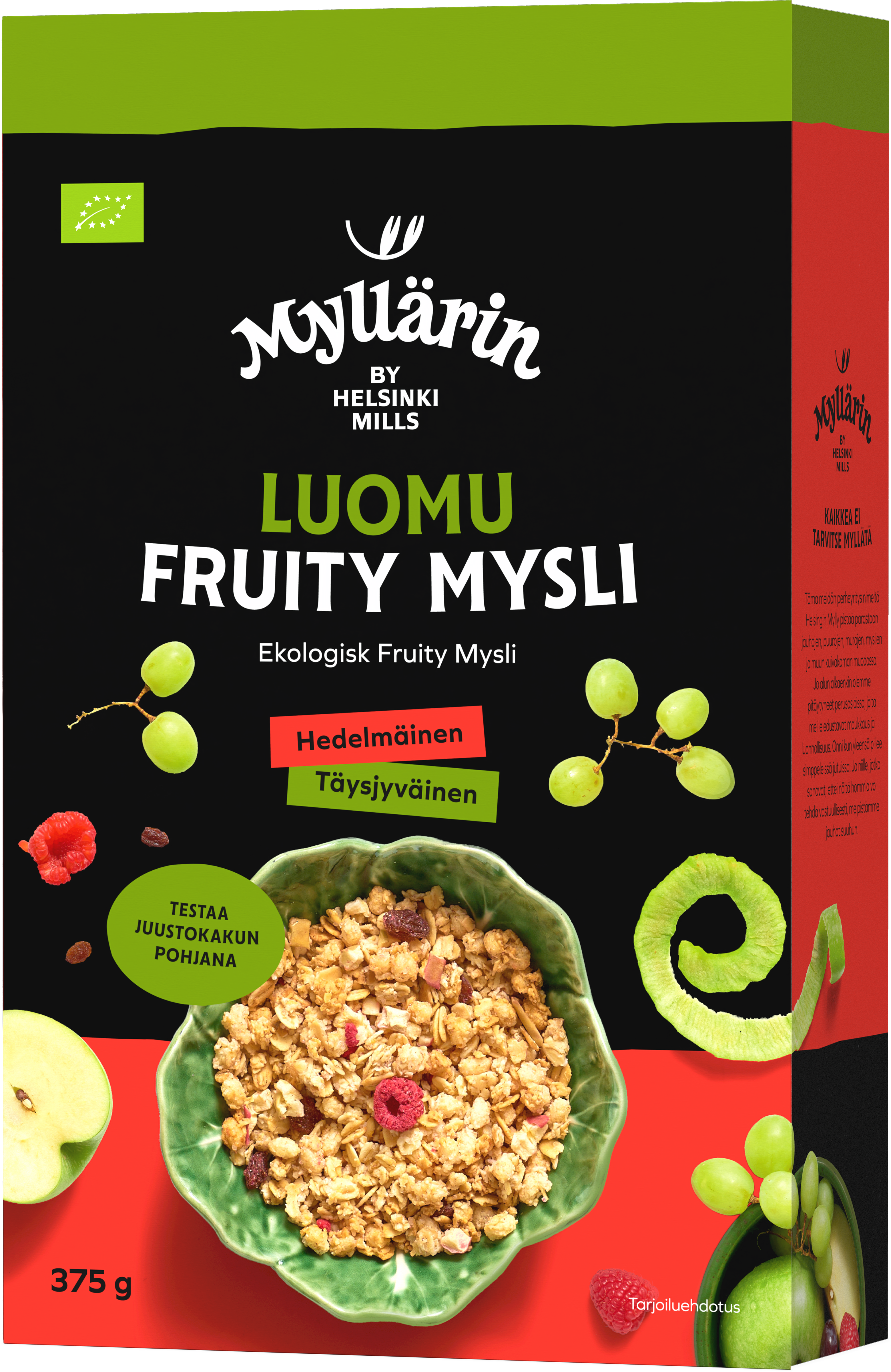 Myllärin Luomu Fruity Mysli 375 g