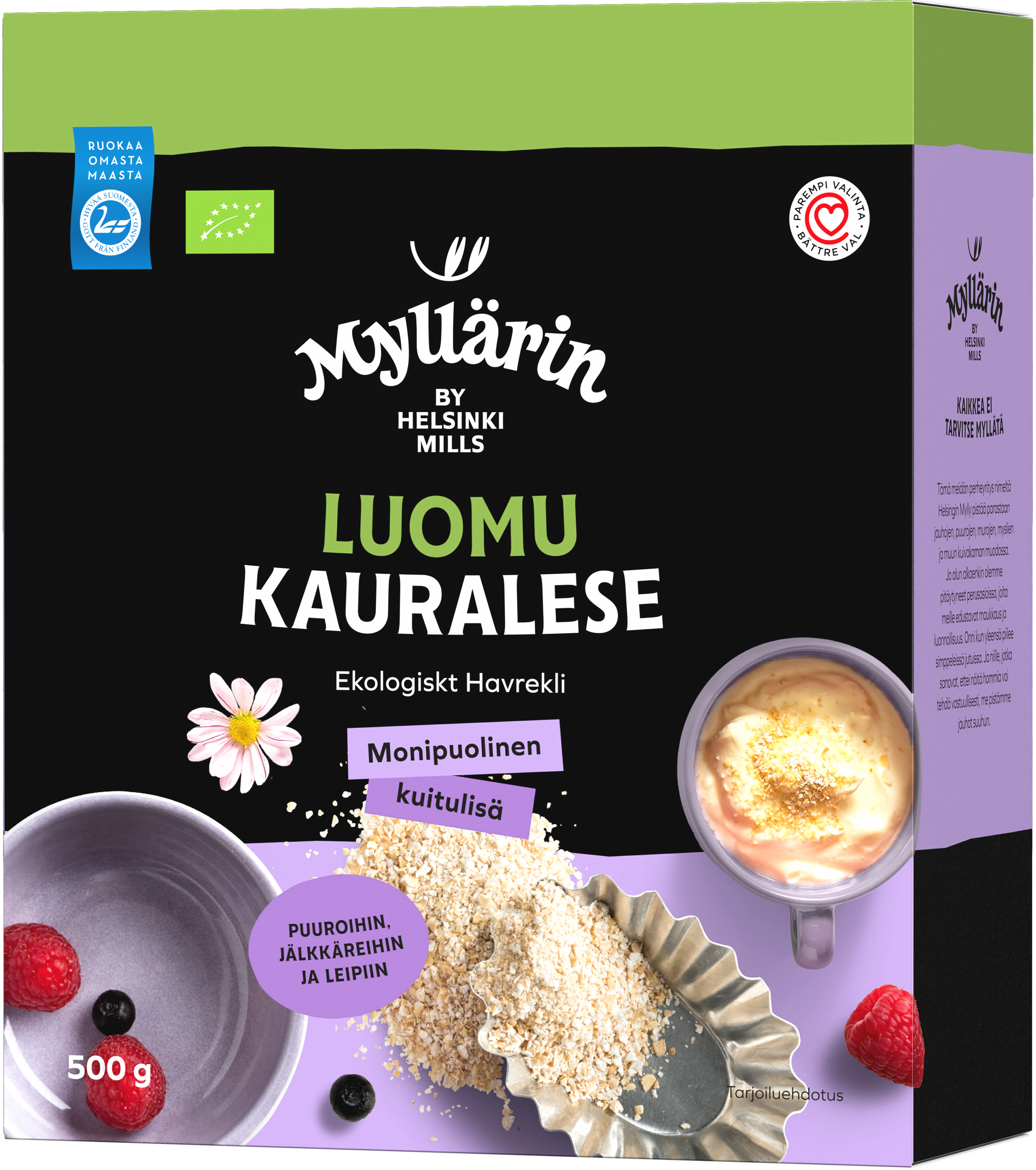 Myllärin Luomu Kauralese 500 g