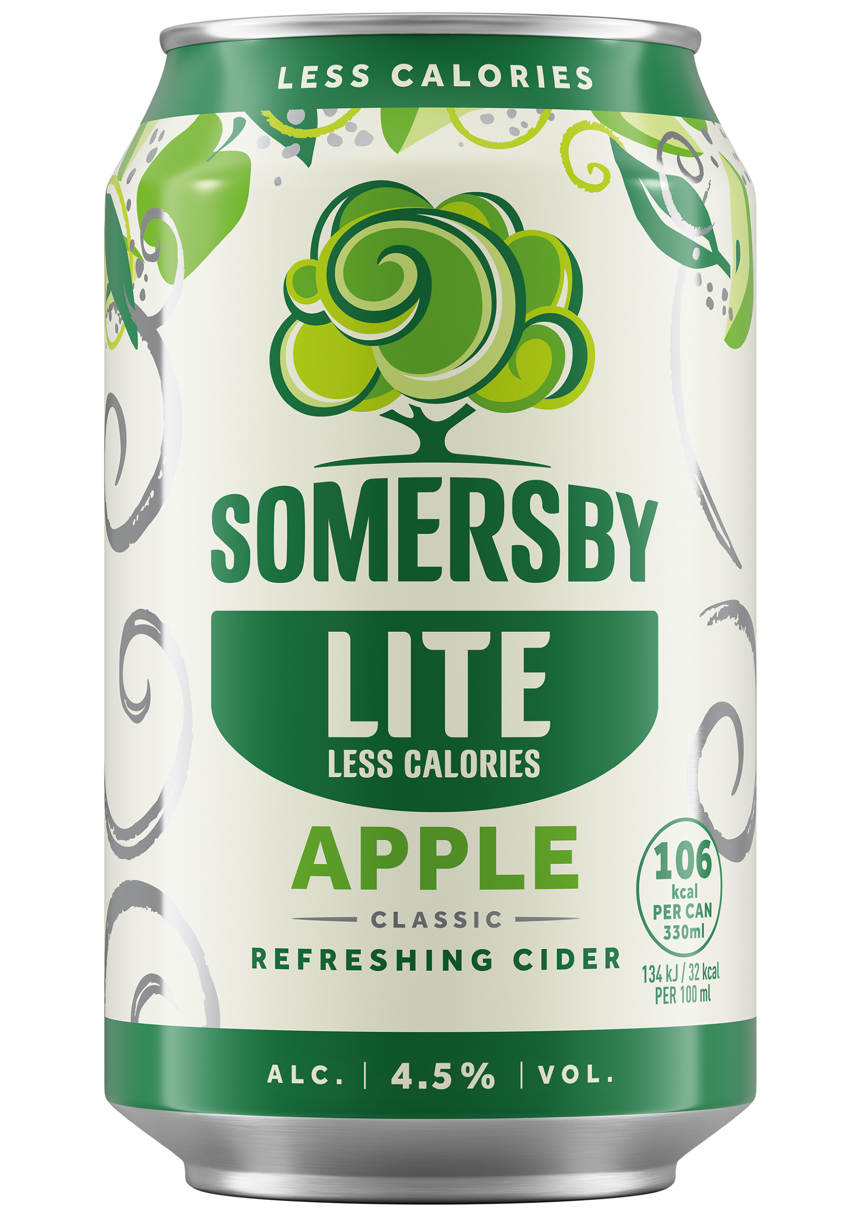 Somersby Apple Lite  omenasiideri 4,5 til-% tölkki 0,33 L