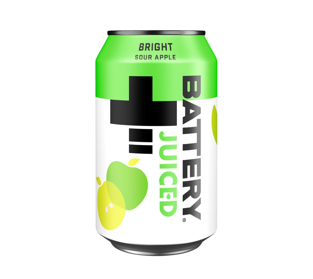 Battery Juiced Bright energiajuoma tölkki 0,33 L