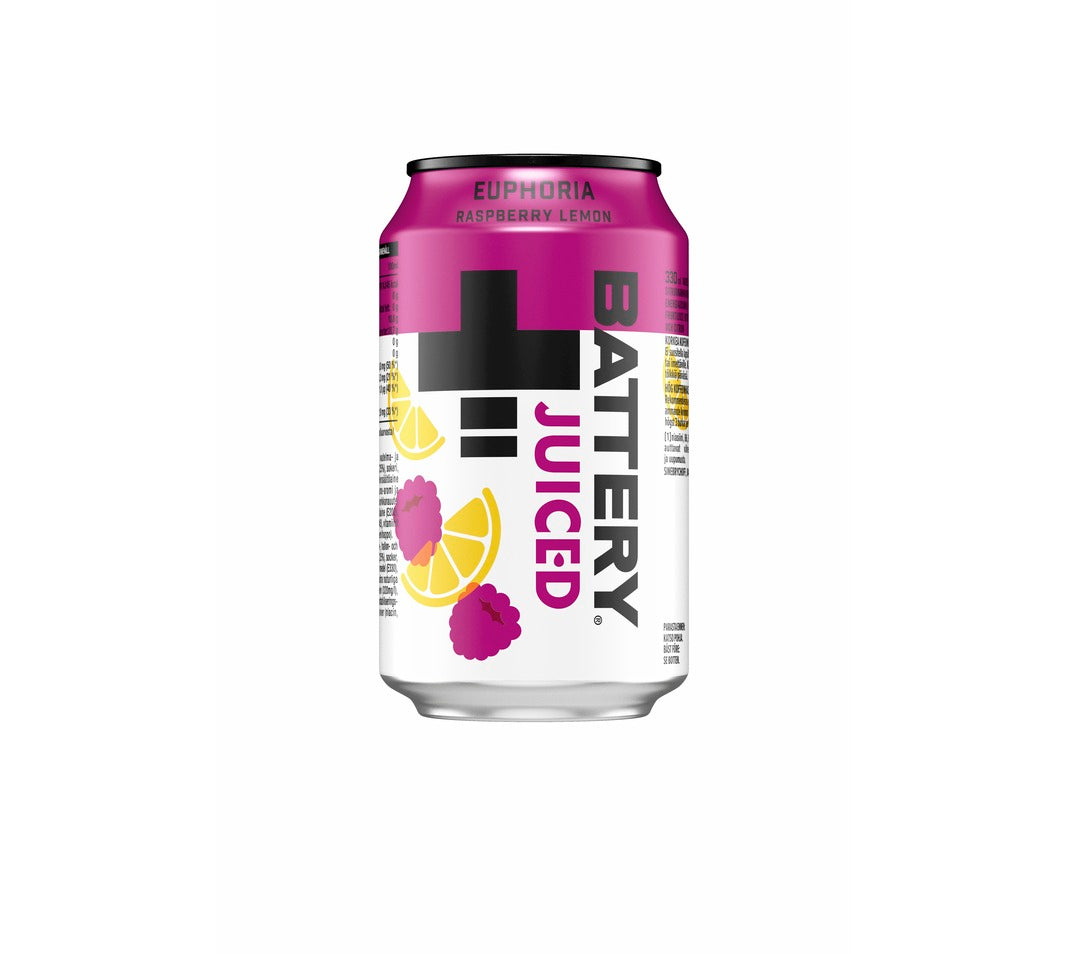 Battery Juiced Euphoria energiajuoma tölkki 0,33 L