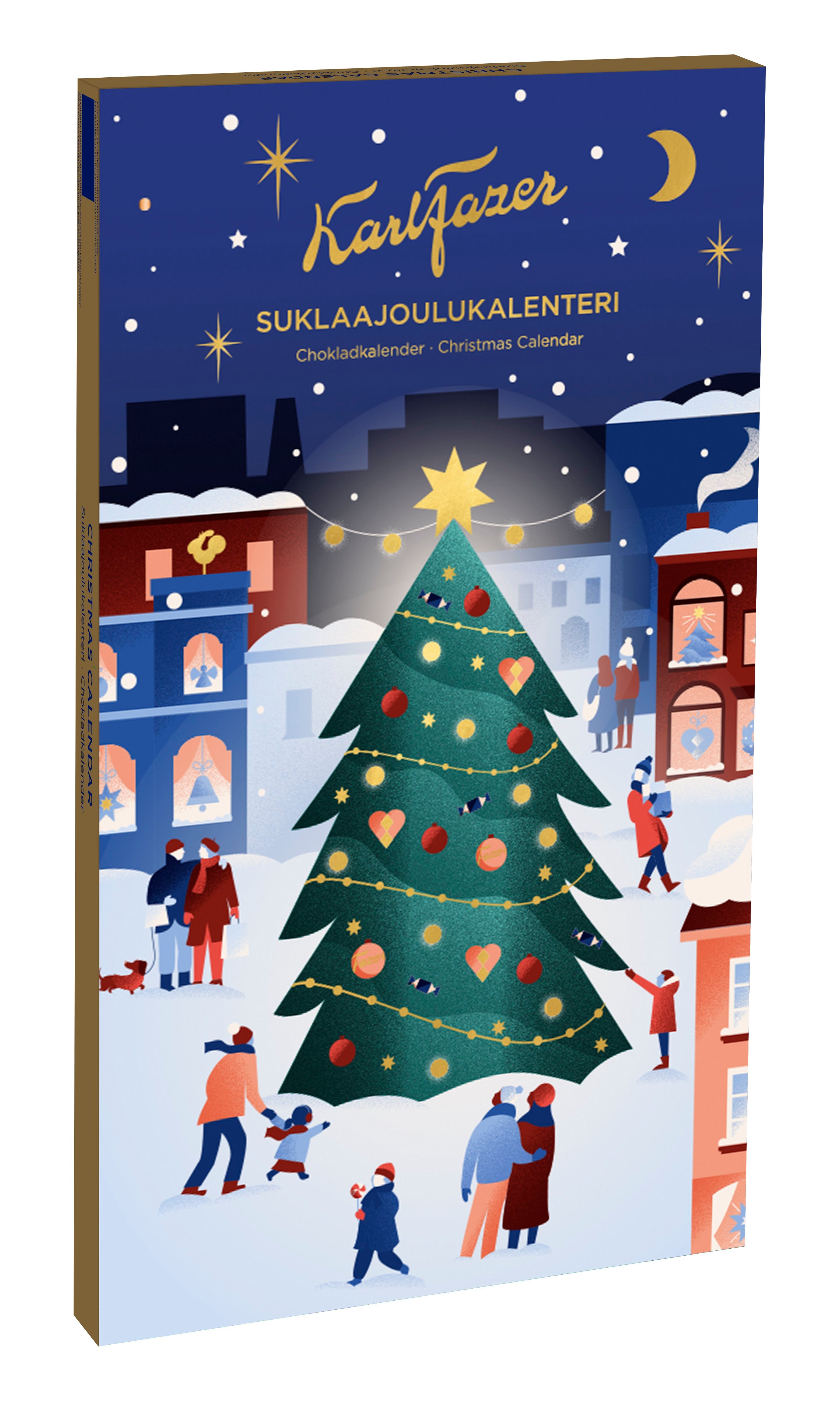 Karl Fazer suklaajoulukalenteri  200g