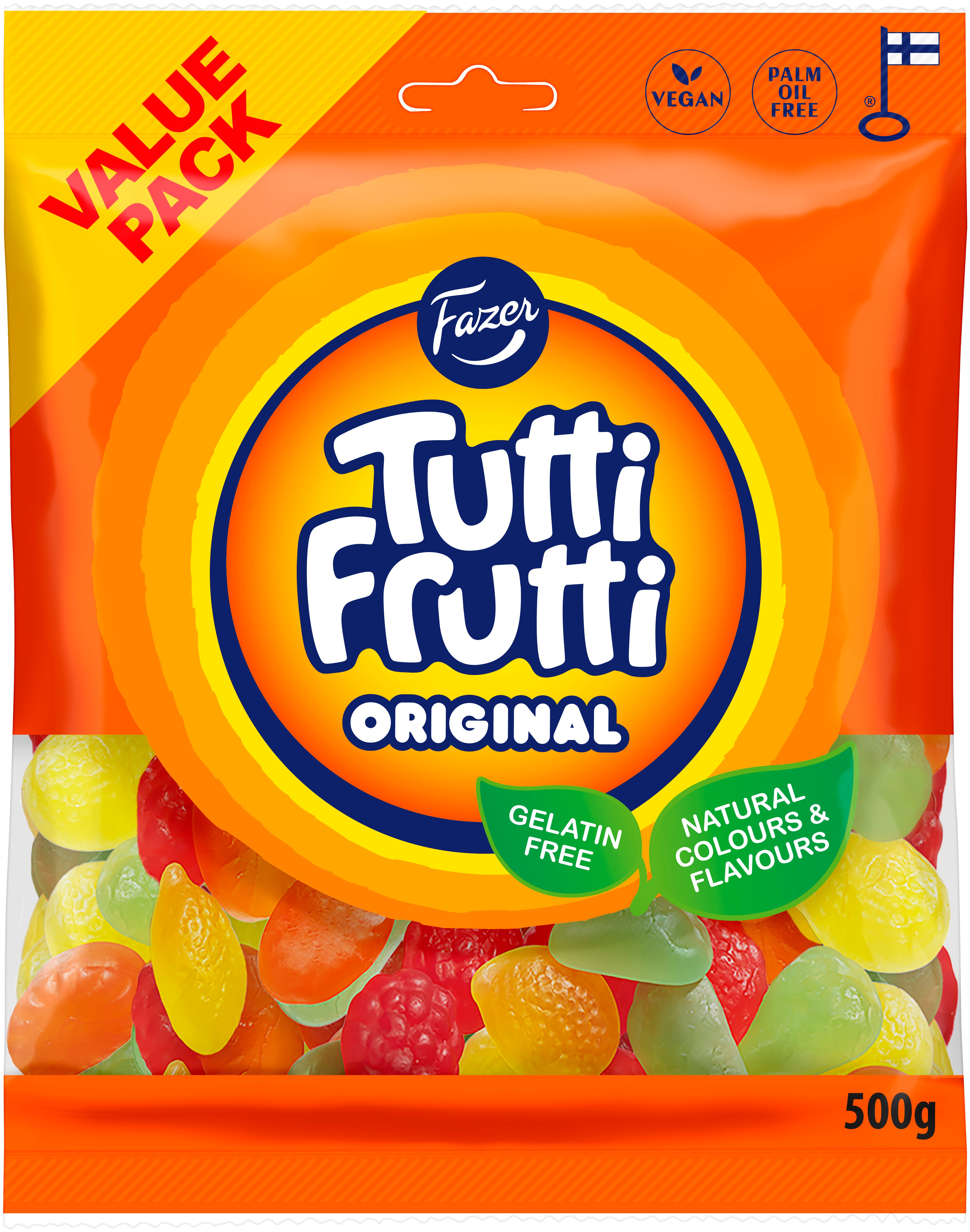 Fazer Tutti Frutti Original karkkipussi 500g