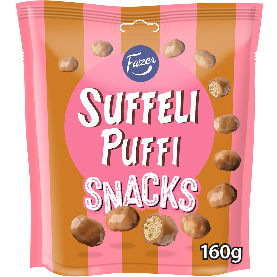 Fazer Suffeli Puffi Snacks pussi 160g