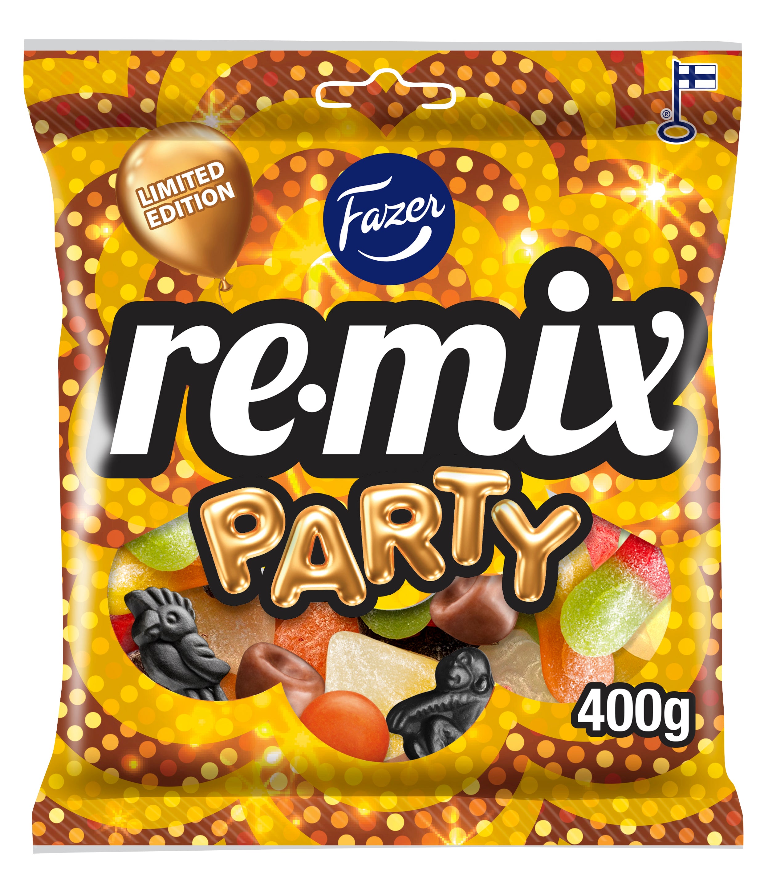 Fazer Remix Party mix karkkipussi 400g