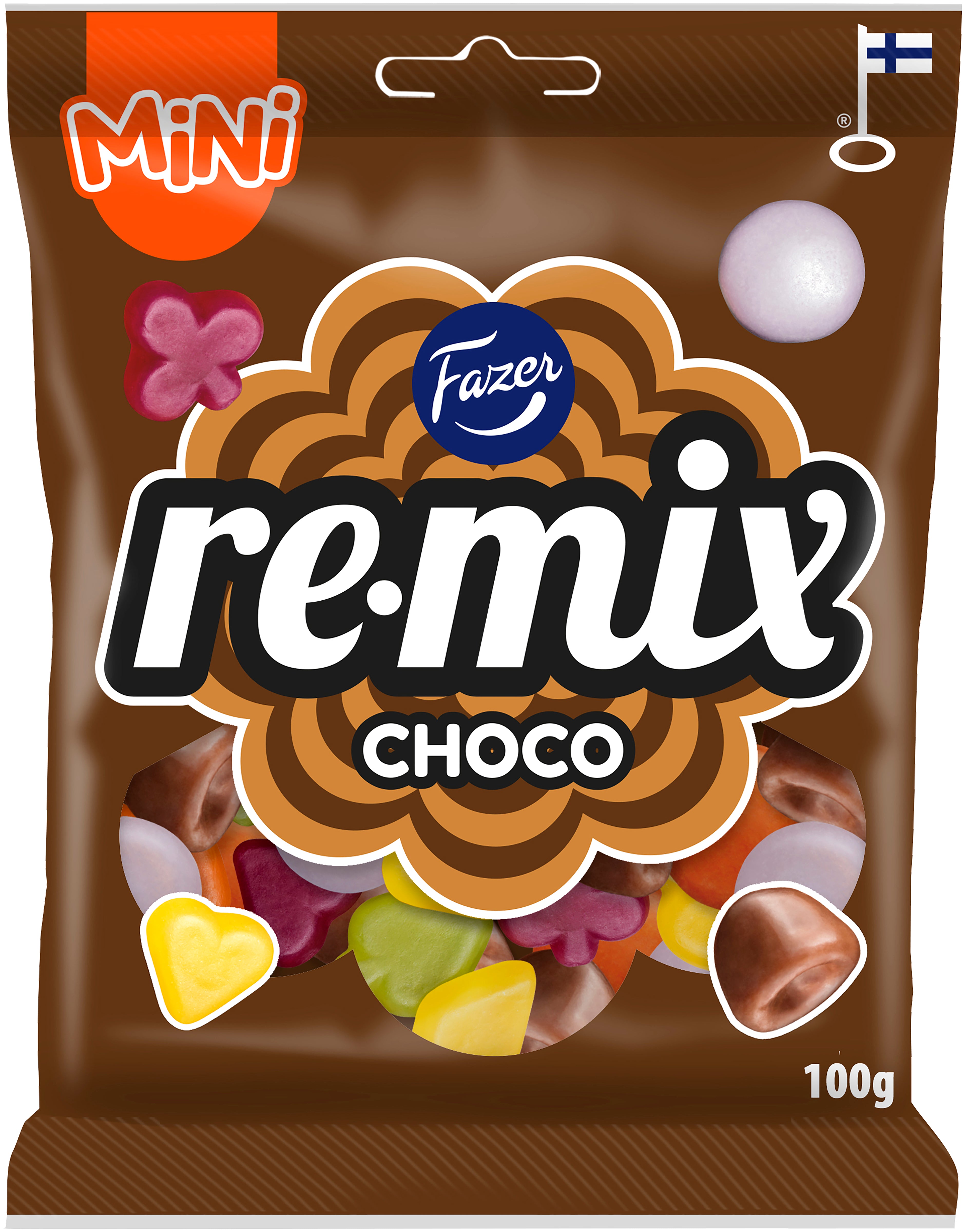Fazer Remix Mini Choco karkkipussi 100g