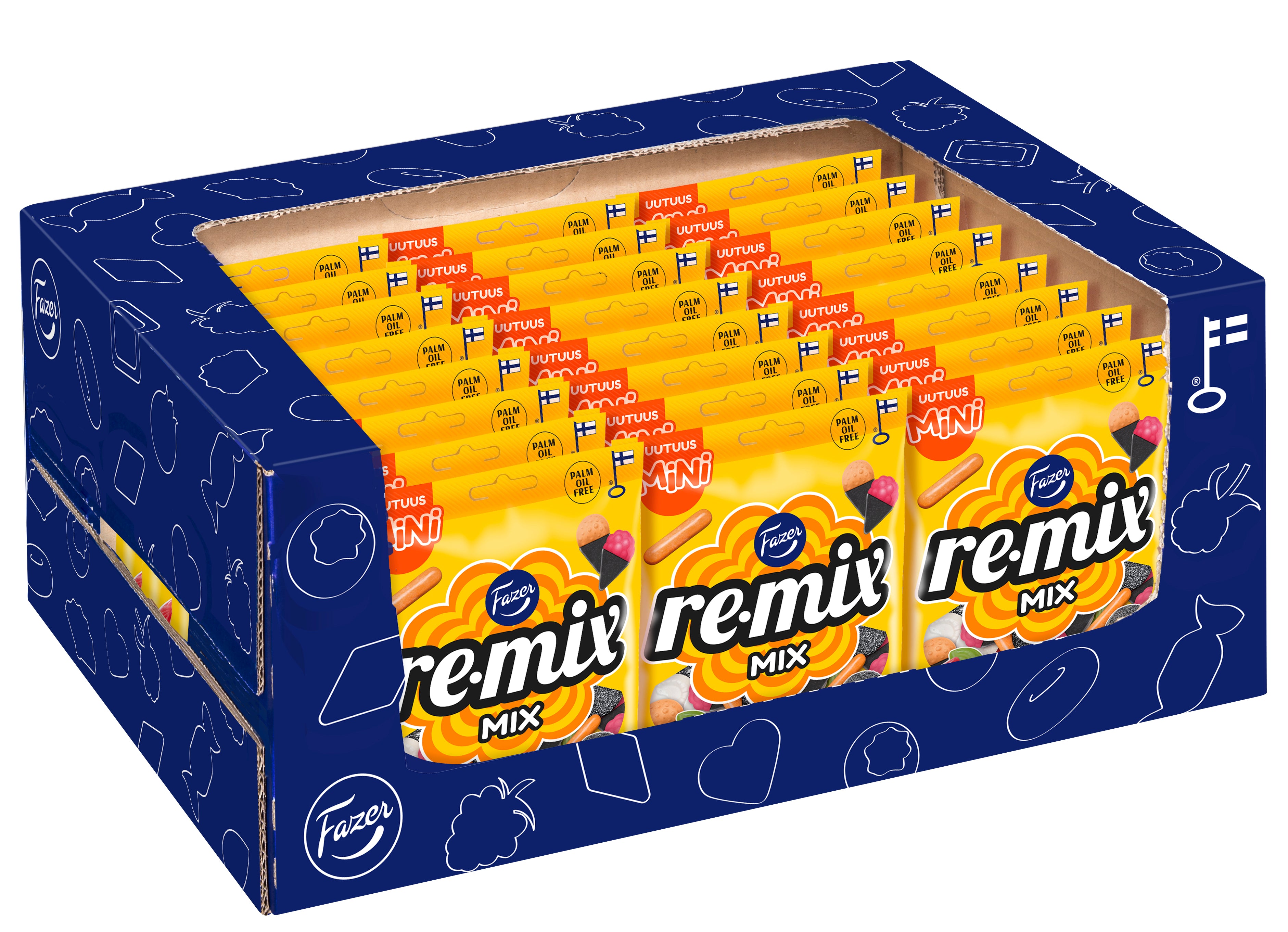 Fazer Remix Mini Mix karkkipussi 110g