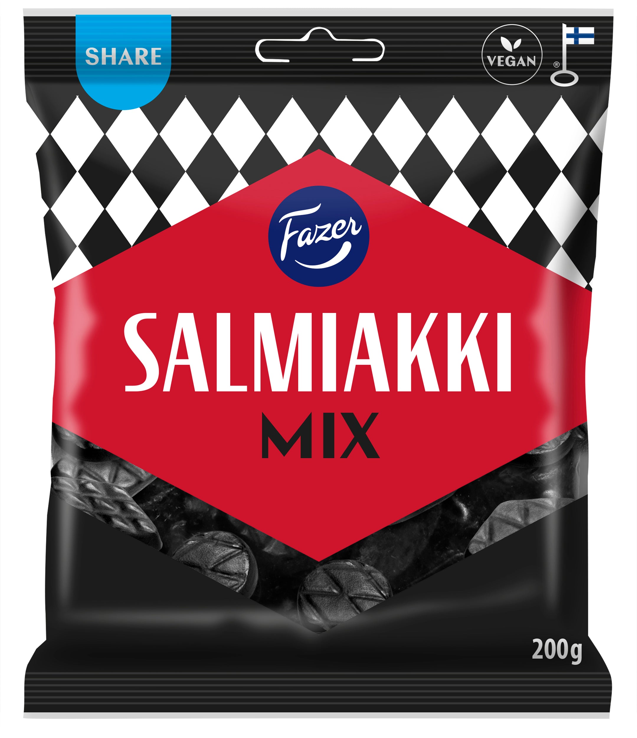 Fazer Salmiakki Mix salmiakki karkkipussi 200g