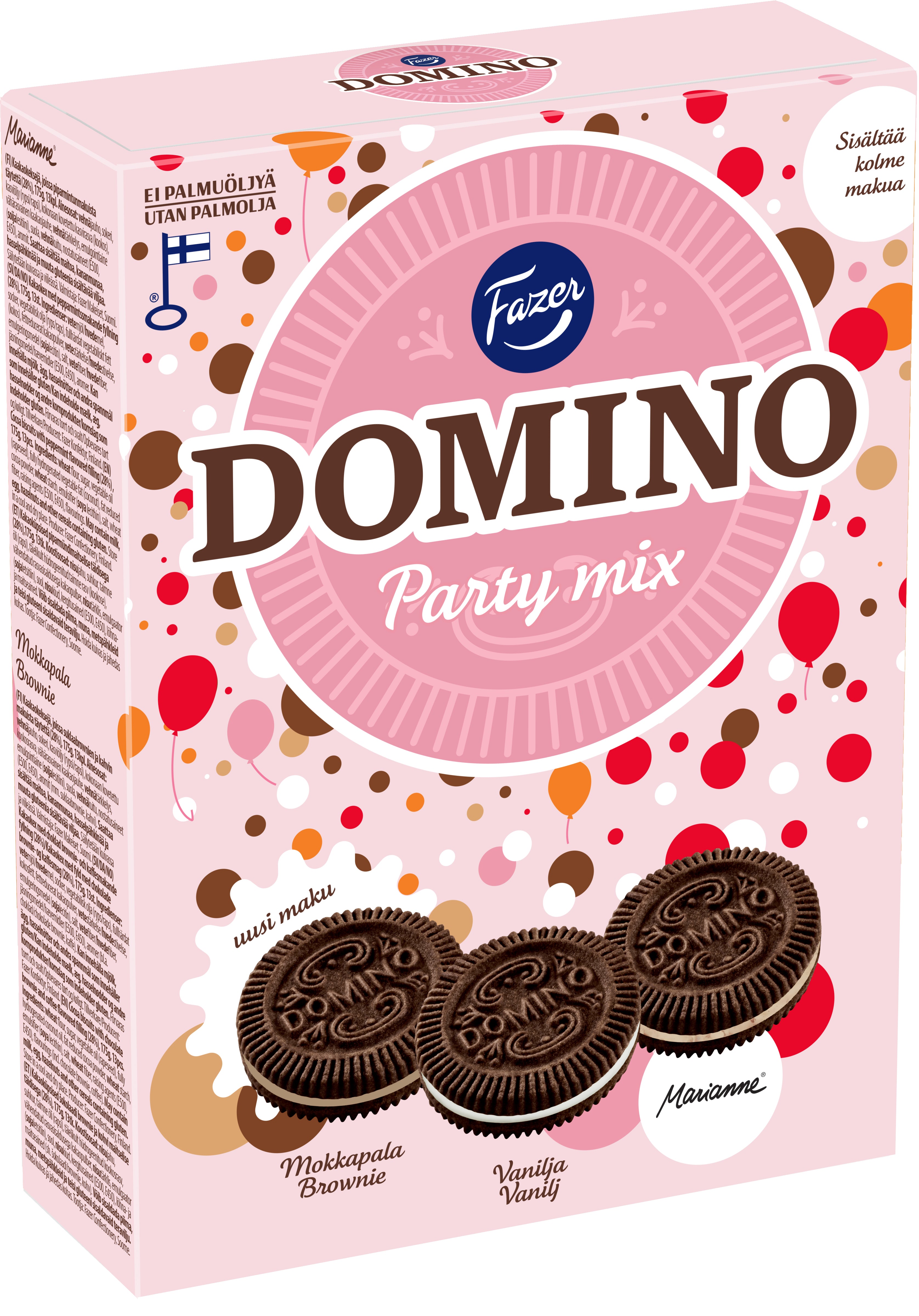 Fazer Domino Party Mix keksilajitelma 525g