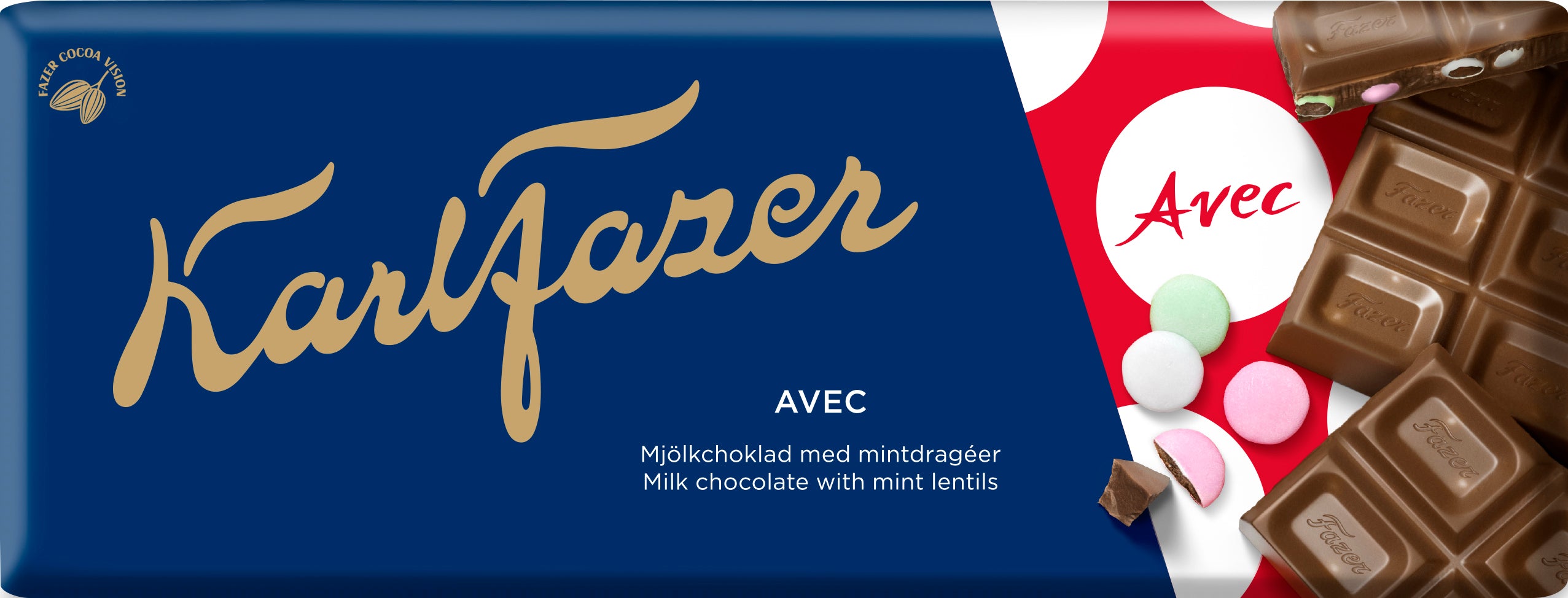 Karl Fazer Avec 180g suklaalevy