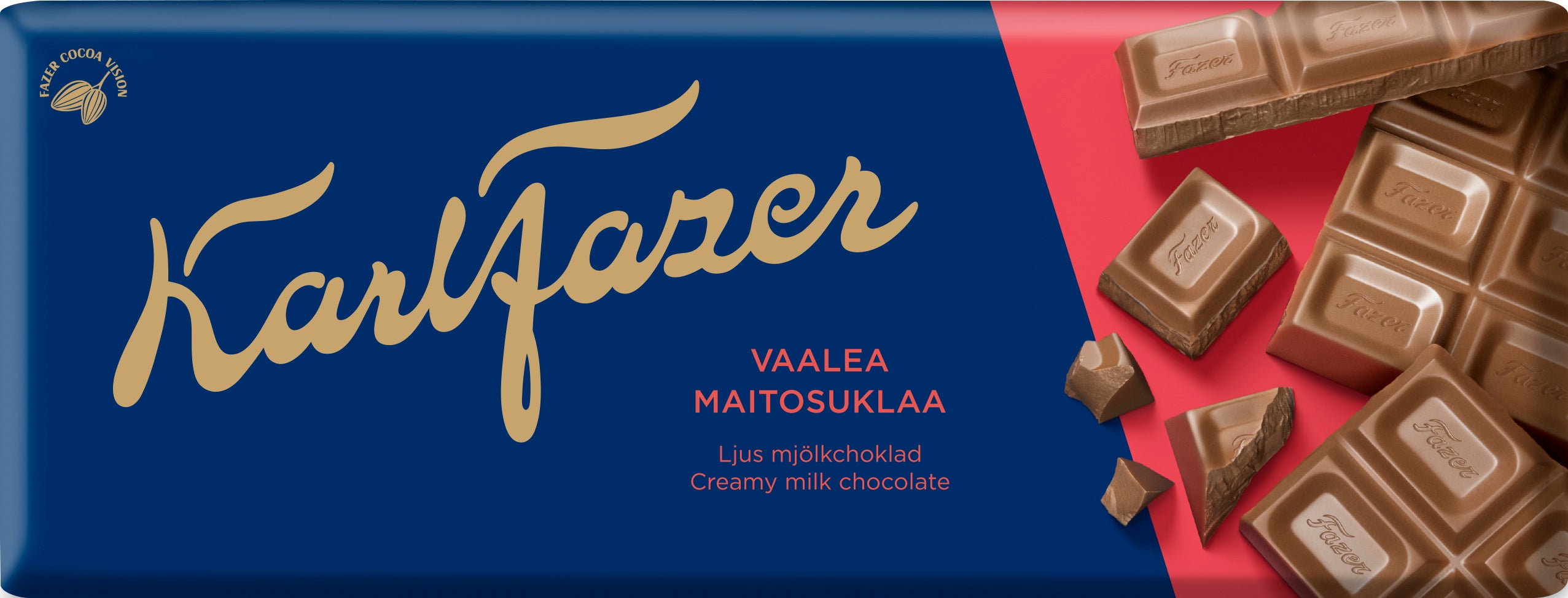 Karl Fazer vaalea maitosuklaa 180g