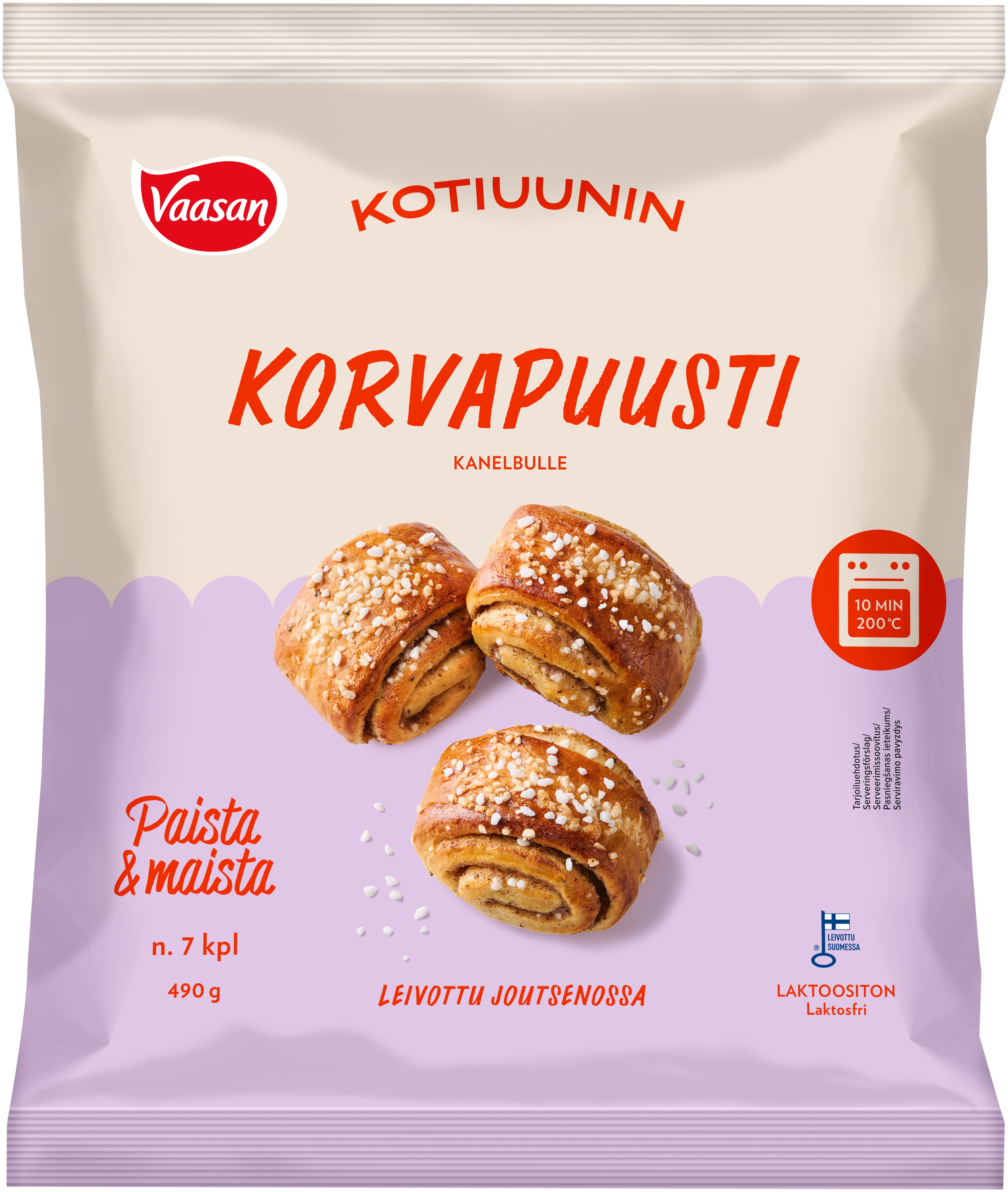 Vaasan Kotiuunin Korvapuusti 7x70g