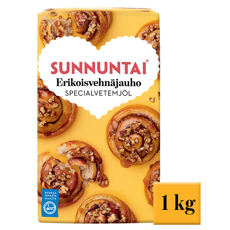 Sunnuntai 1kg erikoisvehnäjauho