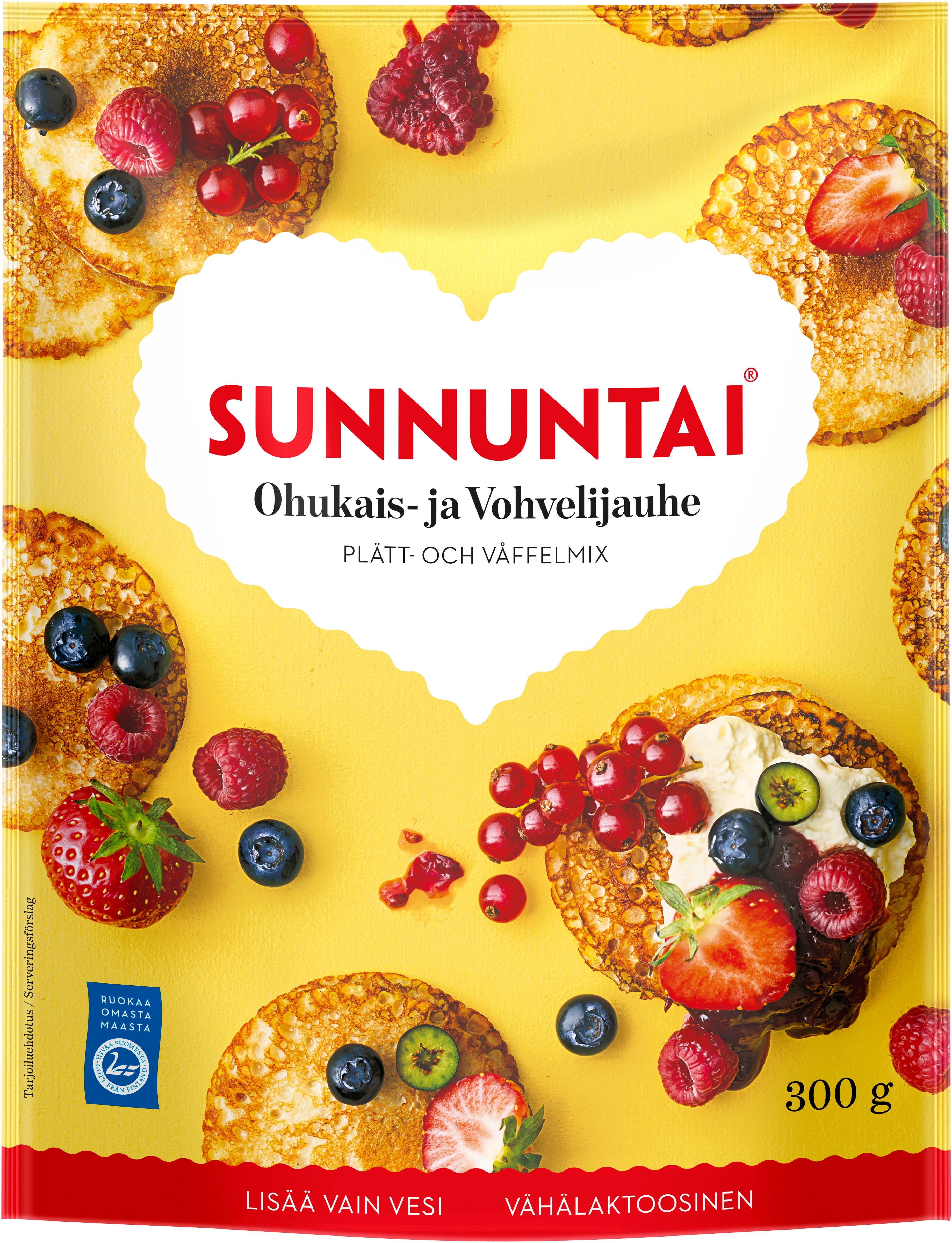 Sunnuntai 300g ohukais- ja vohvelijauhe