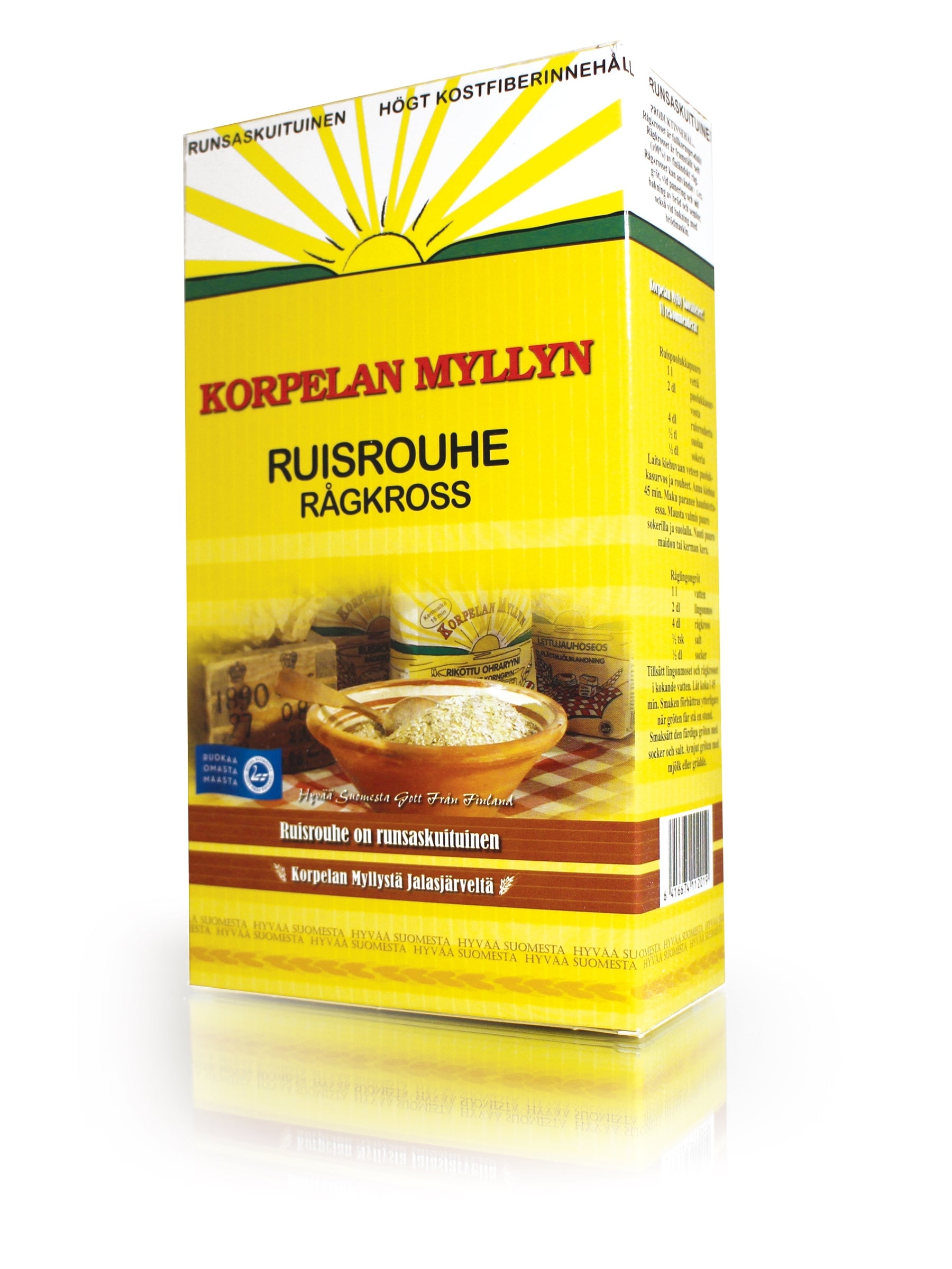 Ruisrouhe 450 g Korpelan Mylly